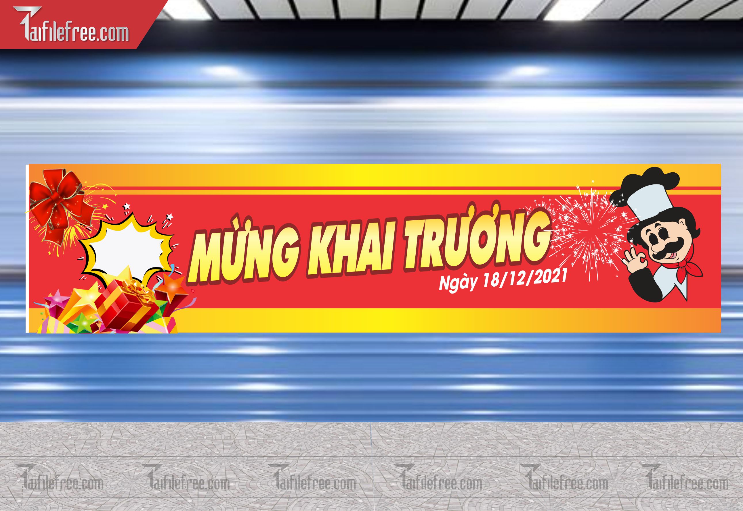 Banner Băng Rôn Khai Trương Đẹp, Thu Hút_BR14