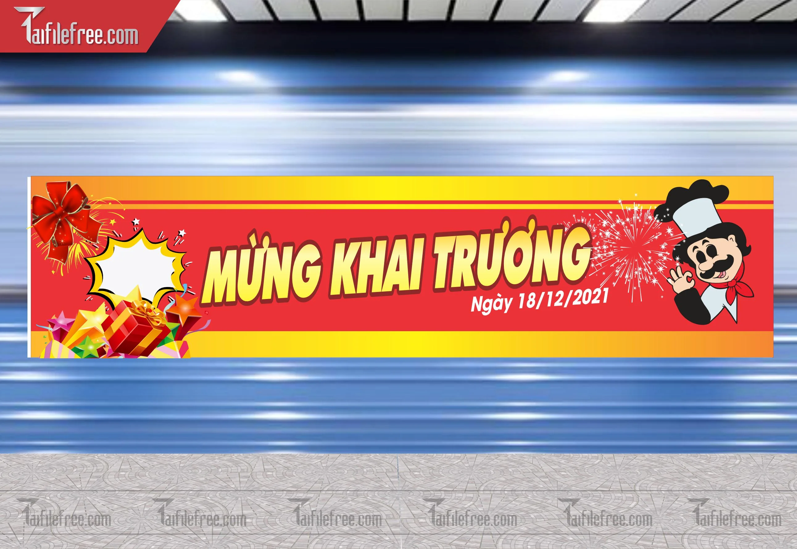 Banner Băng Rôn Khai Trương Đẹp, Thu Hút_BR14