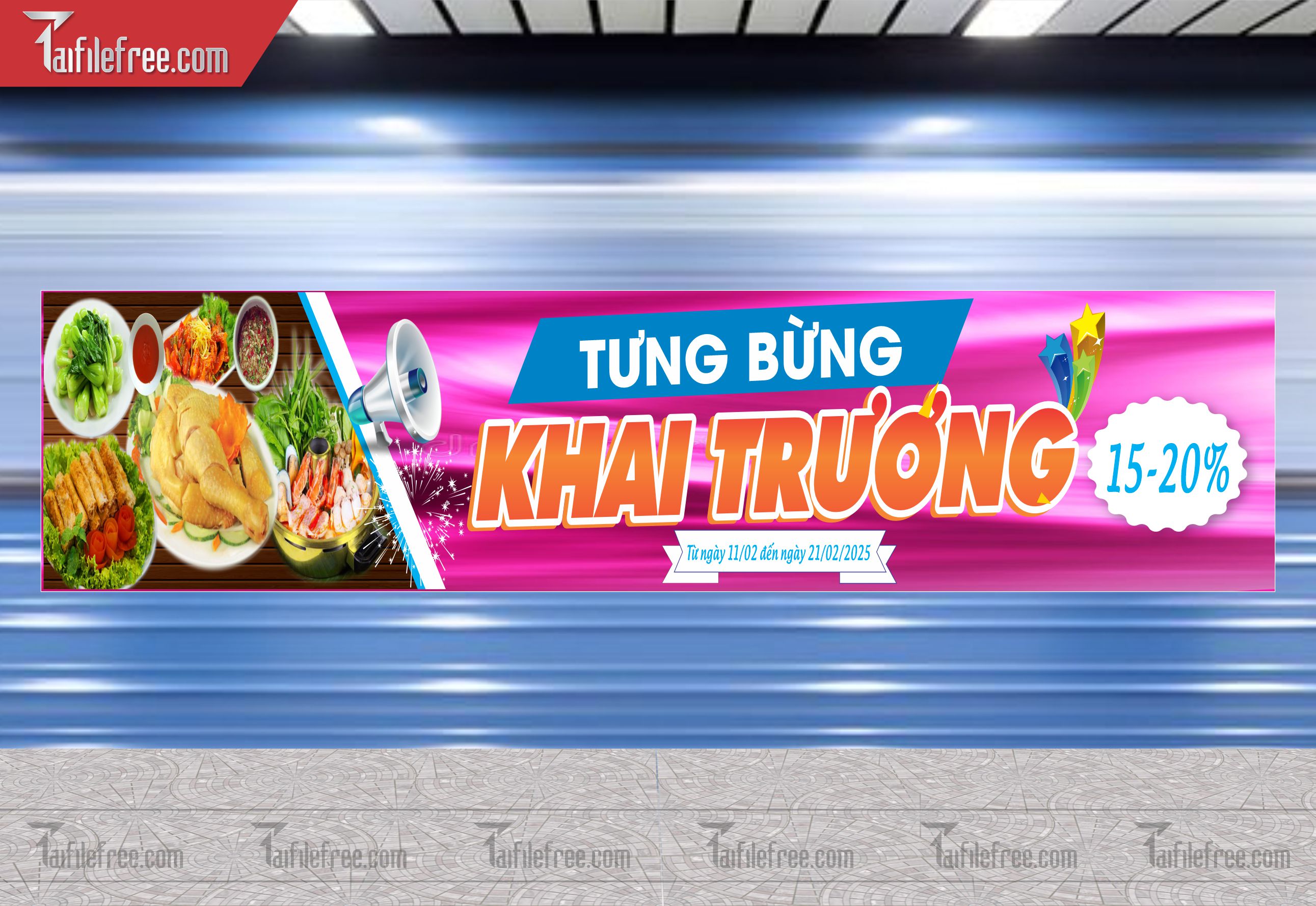 Banner Băng Rôn Khai Trương Đẹp, Thu Hút_BR19
