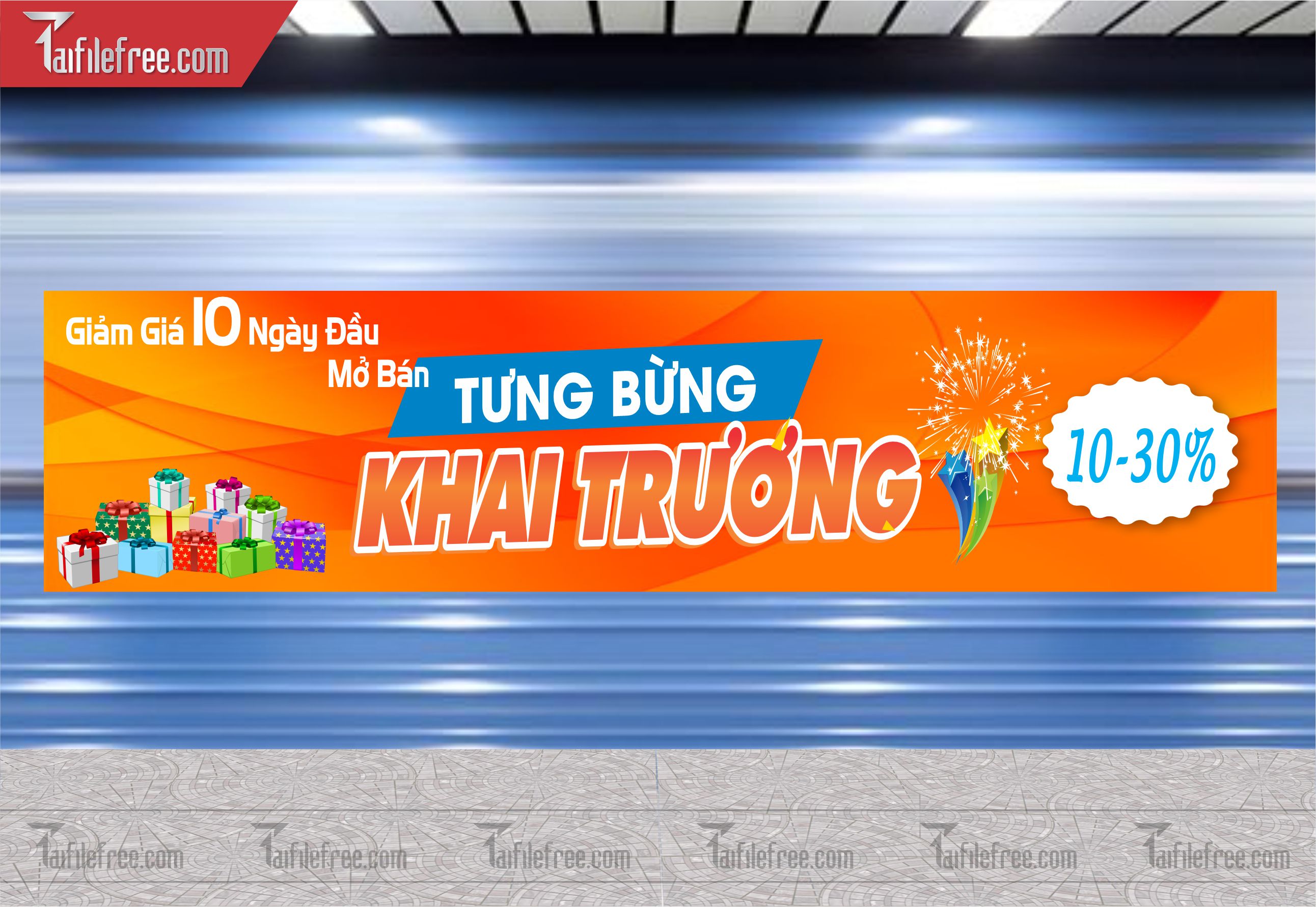 Banner Băng Rôn Khai Trương Đẹp, Thu Hút_BR23