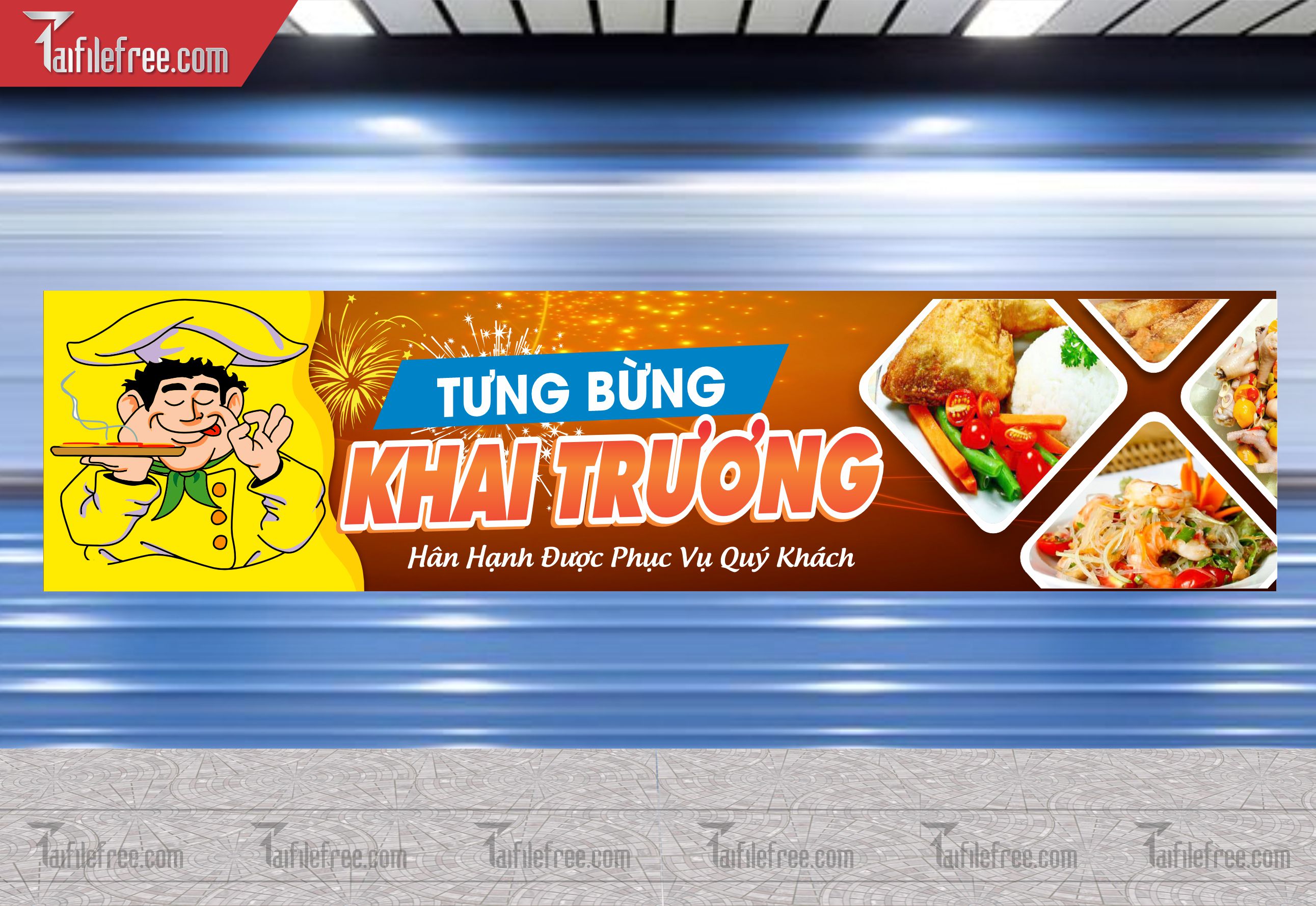 Banner Băng Rôn Khai Trương Đẹp, Thu Hút_BR26