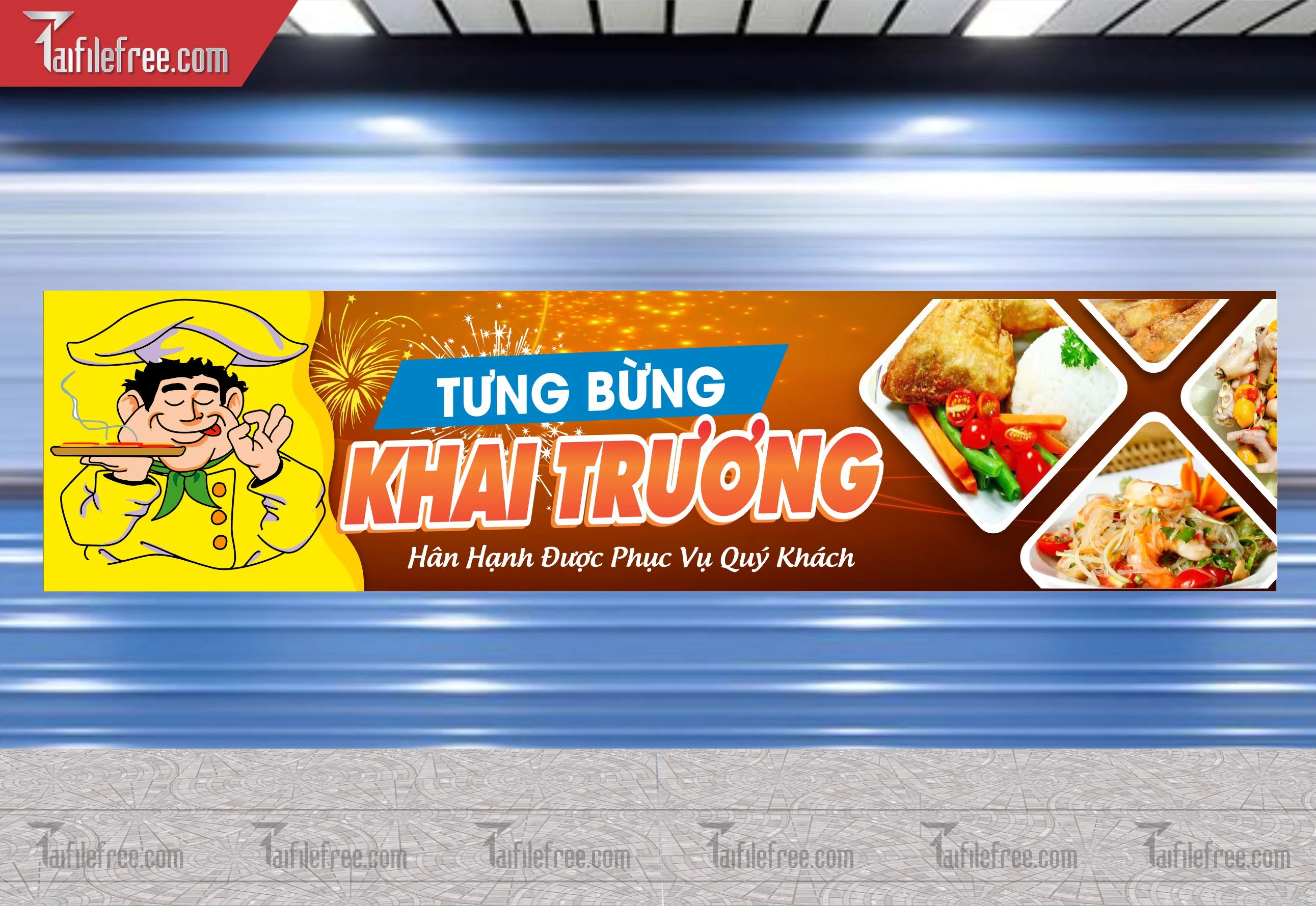 Banner Băng Rôn Khai Trương Đẹp, Thu Hút_BR26