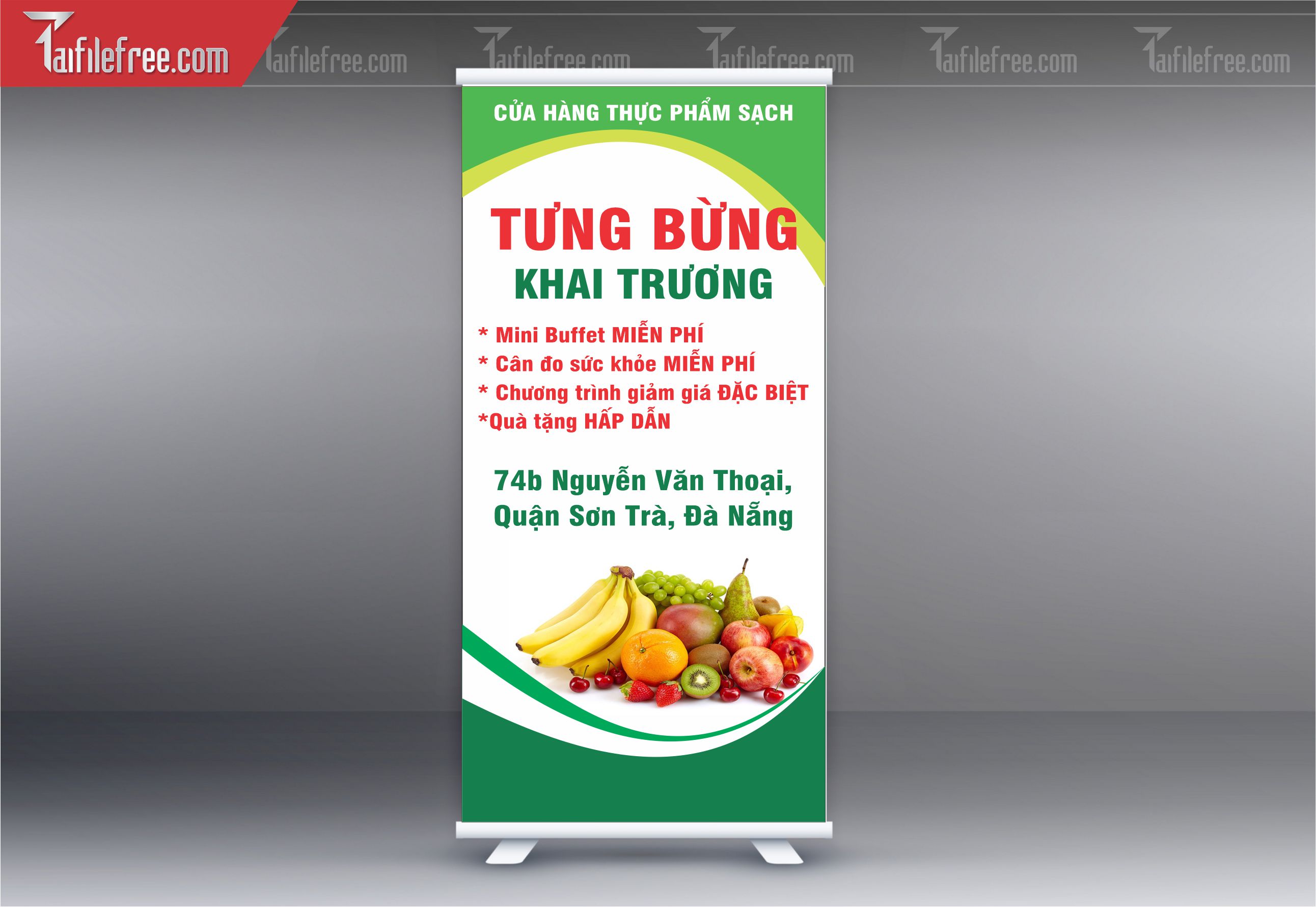 File Thiết Kế Standee Khai Trương Của Hàng Trái Cây_BR36