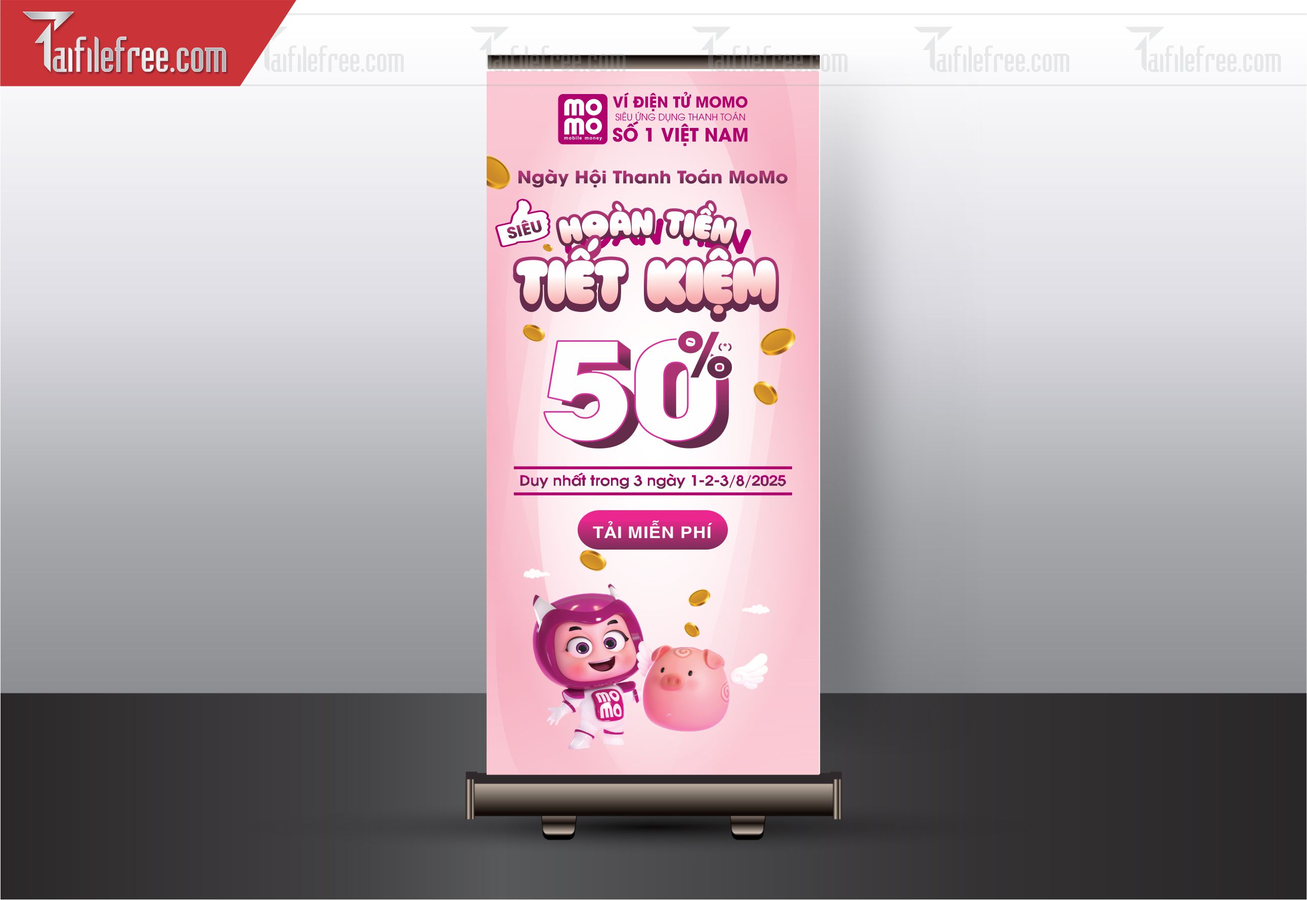 File Thiết Kế Standee Quảng Cáo Ví Điện Tử Momo_BR39