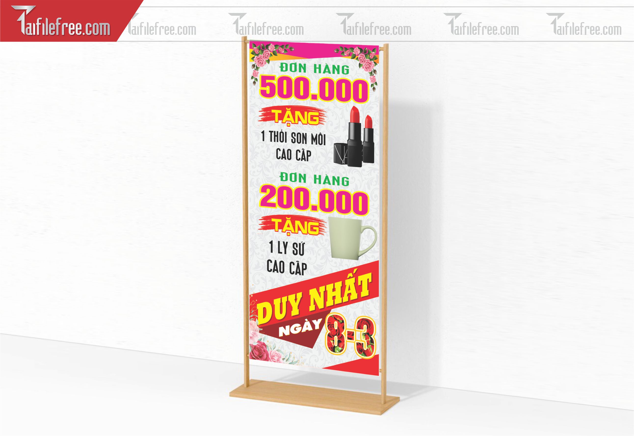 File Thiết Kế Standee Mỹ Phẩm Beauty_BR63