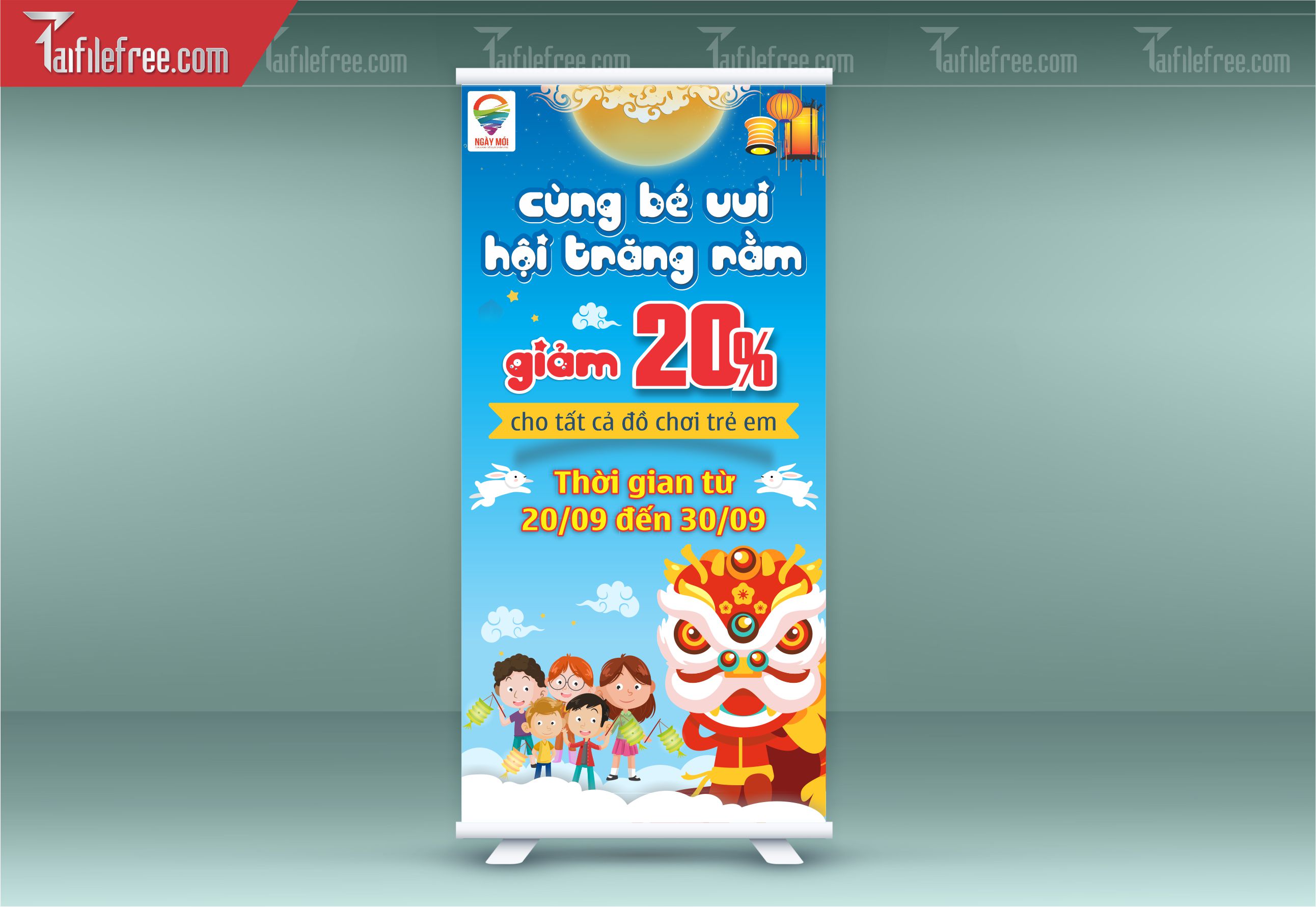 File Thiết Kế Standee Cửa Hàng Đồ Chơi Giảm Giá Mùa Trung Thu_BR69
