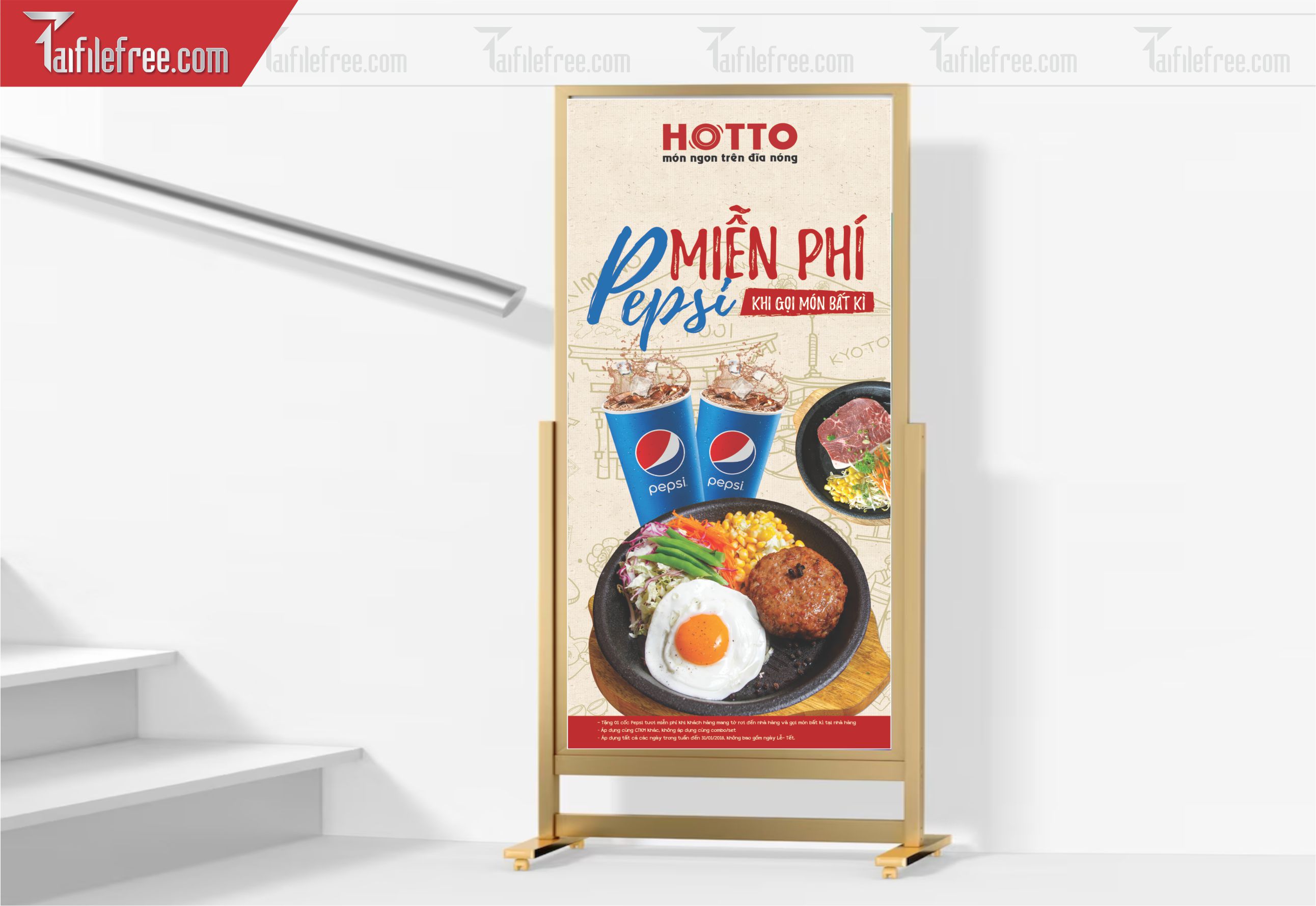 File Thiết Kế Standee Nhà Hàng _BR75