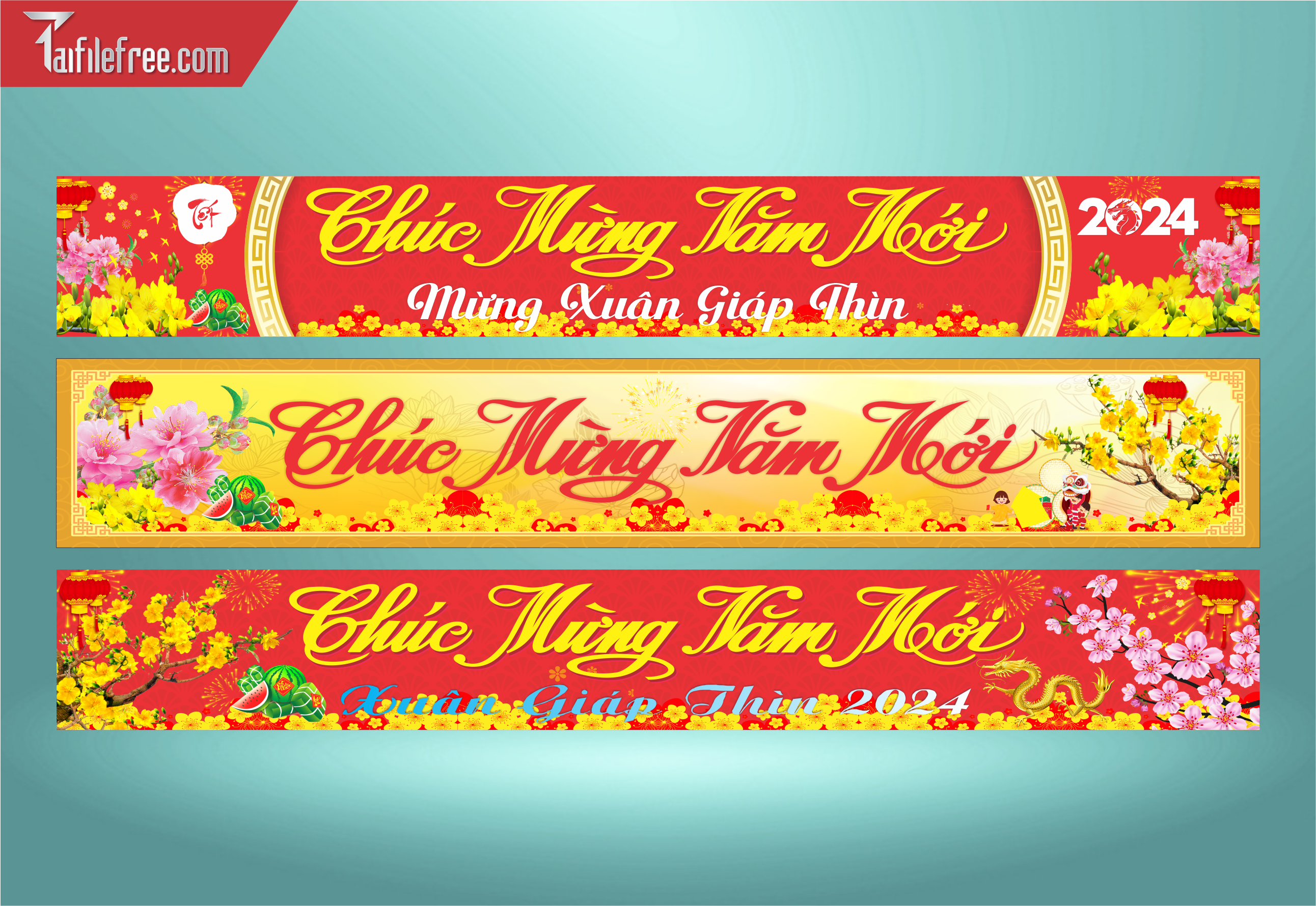 Băng Rôn Mừng Đảng - Mừng Xuân BRT08