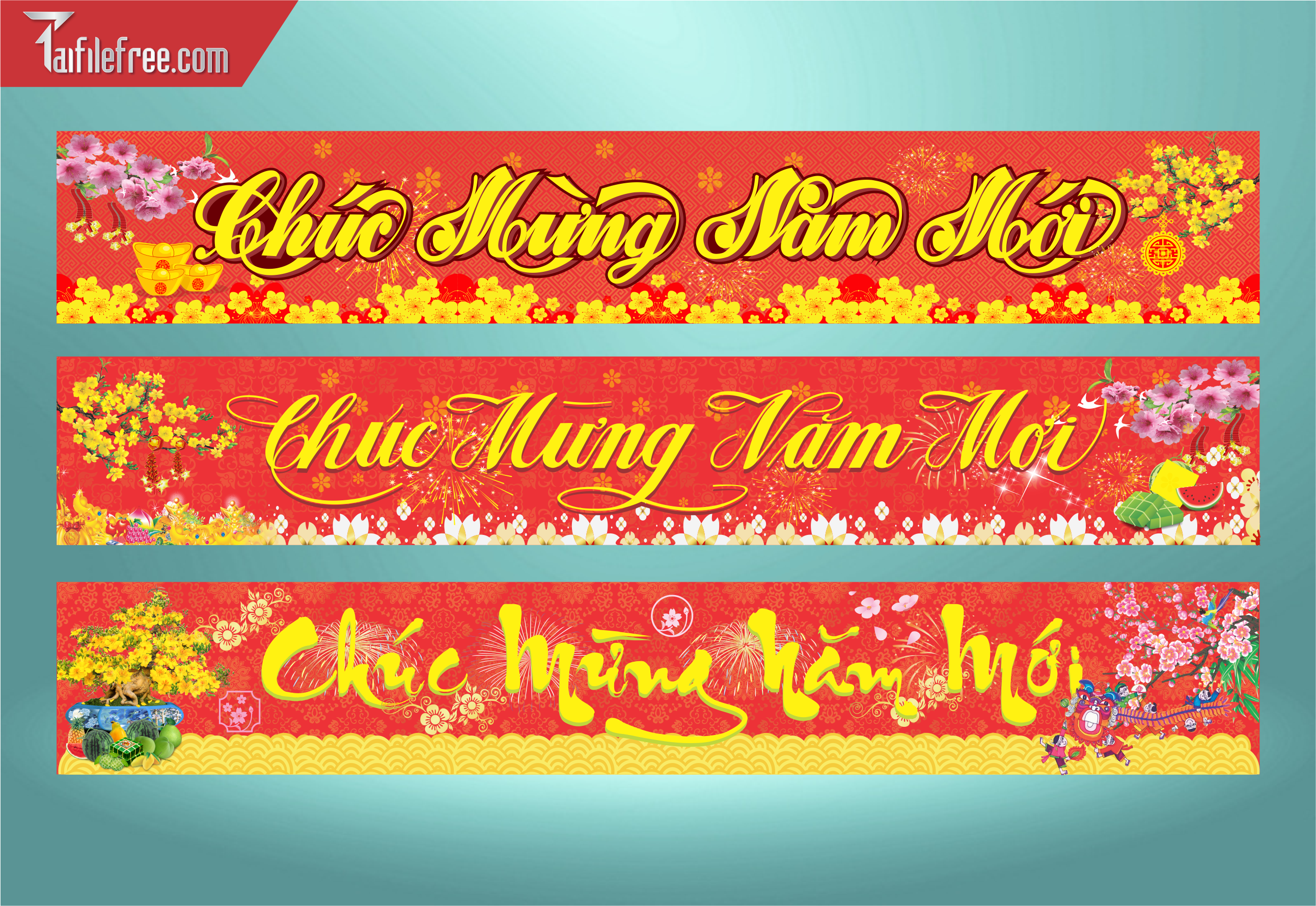 Băng Rôn Mừng Đảng - Mừng Xuân BRT16