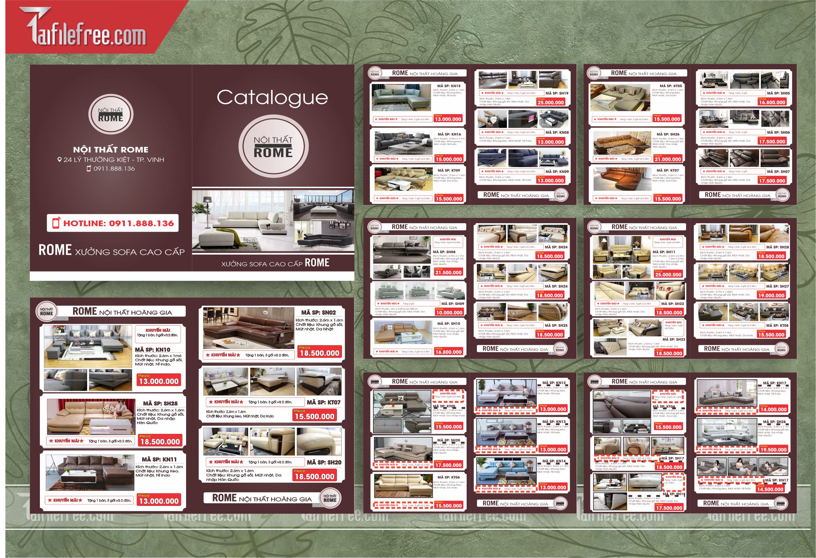 Mẫu Catalogue Đẹp File Vector CB02