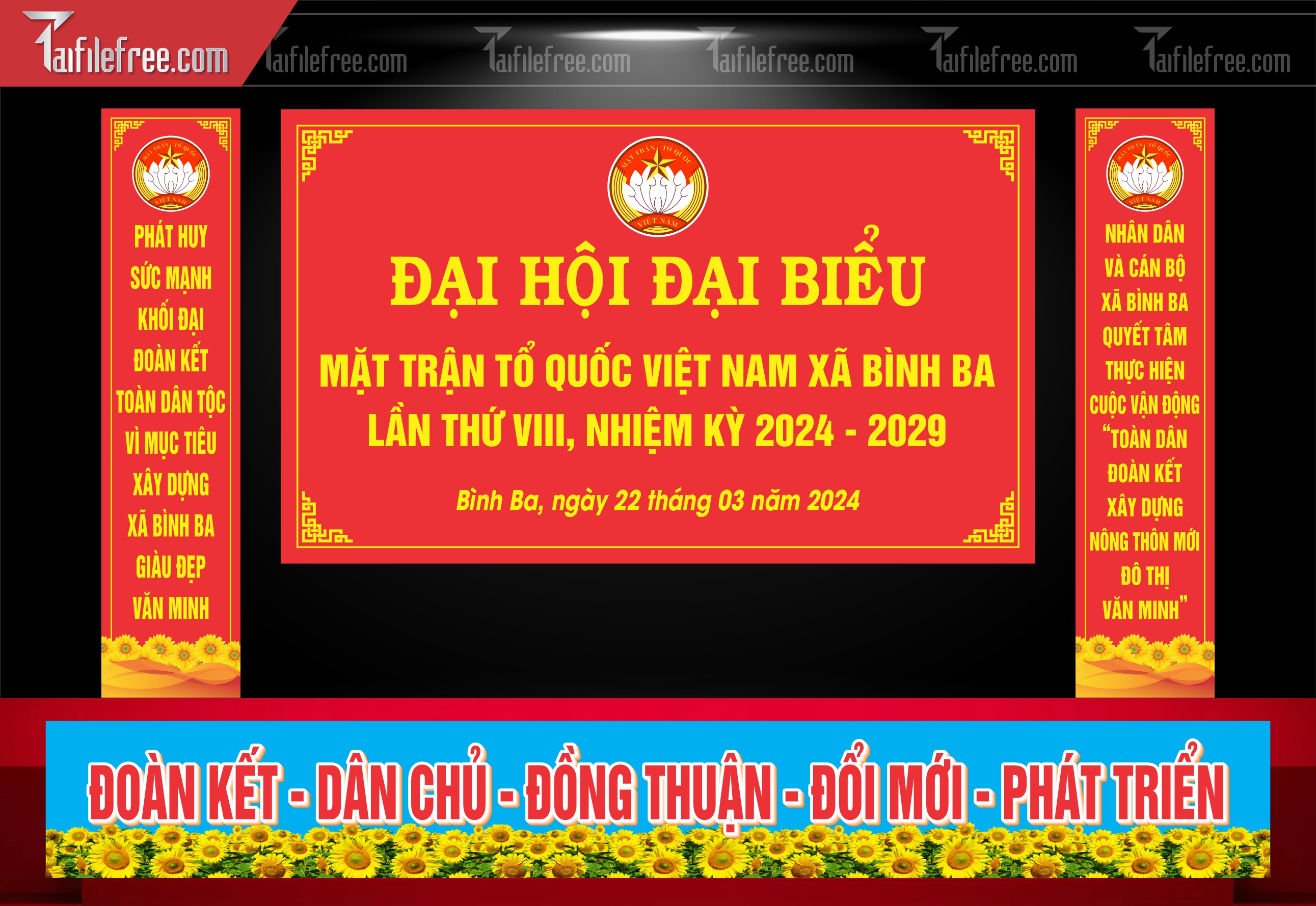 Maket Ngày Hội Đại Đoàn Kết_CDT02