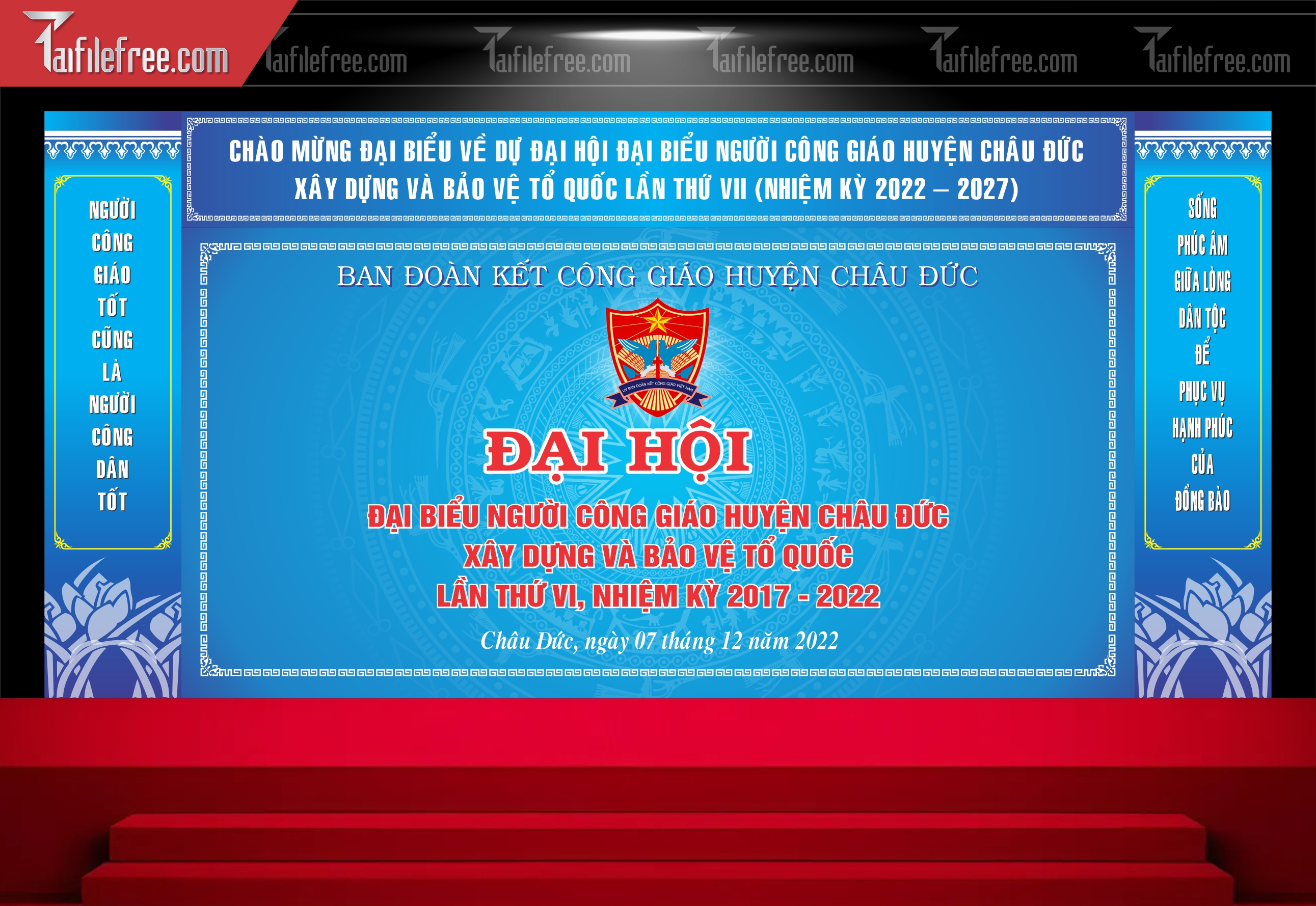 Maket Trang Trí Ngày Hội Đại Đoàn Kết_CDT06