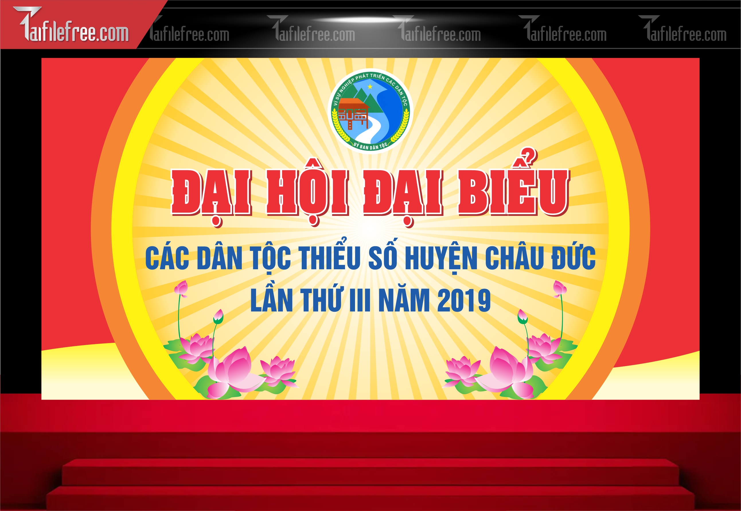 Maket Trang Trí Ngày Hội Đại Đoàn Kết Dân Tộc_CDT13