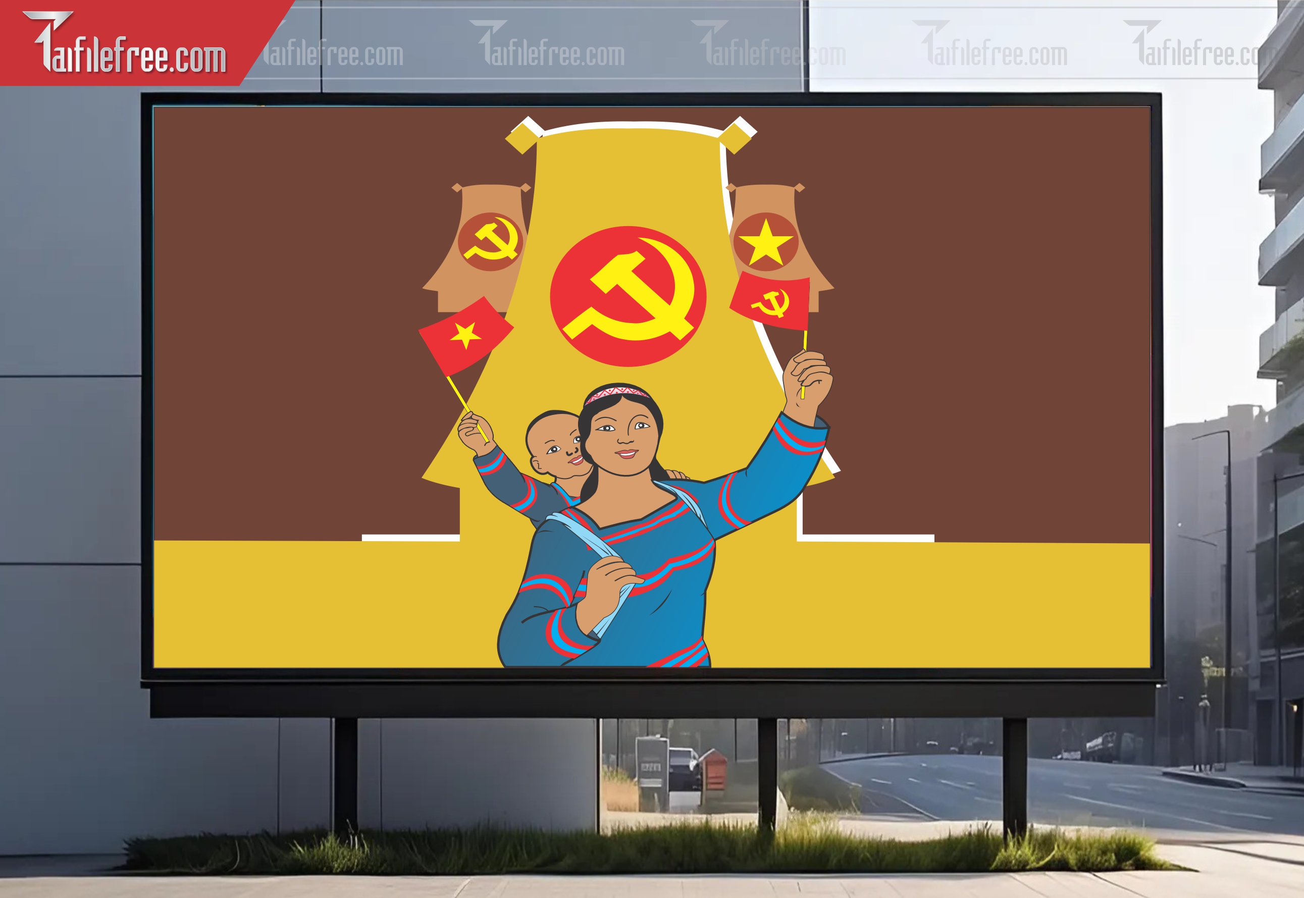 Banner Ngày Hội Đại Đoàn Kết Dân Tộc_CDT17