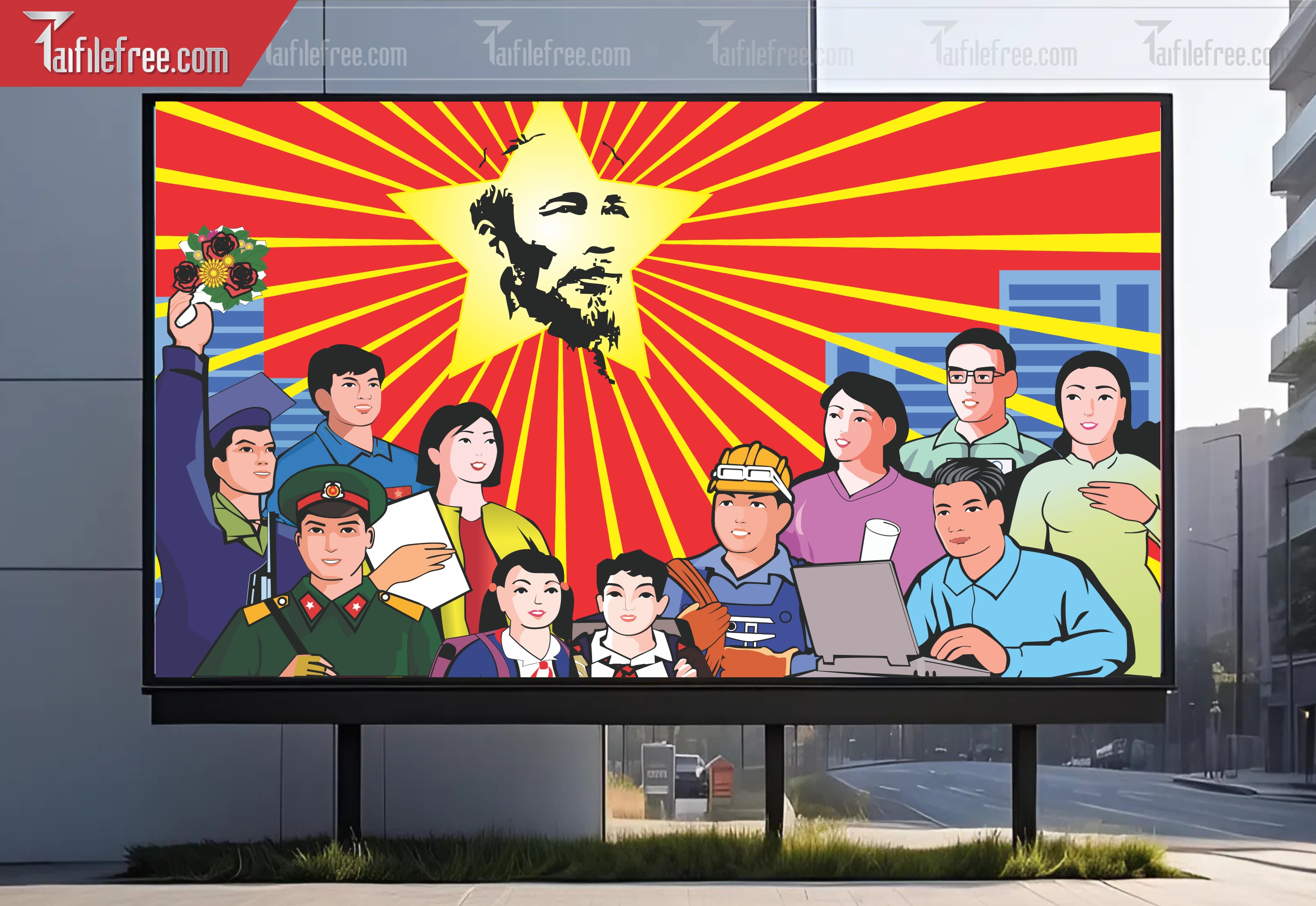 Banner Ngày Hội Đại Đoàn Kết Dân Tộc_CDT20