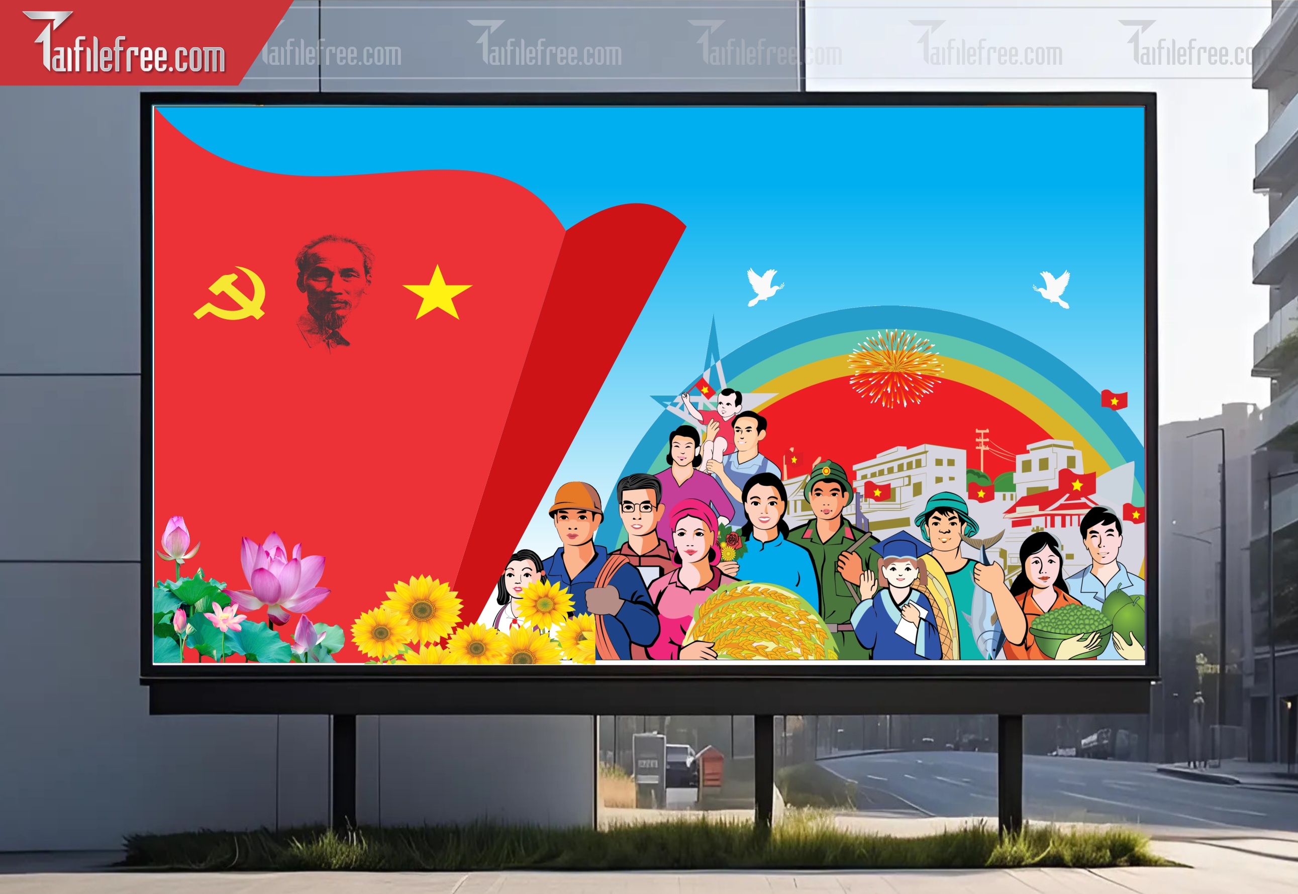 Banner Ngày Hội Đại Đoàn Kết Dân Tộc_CDT24