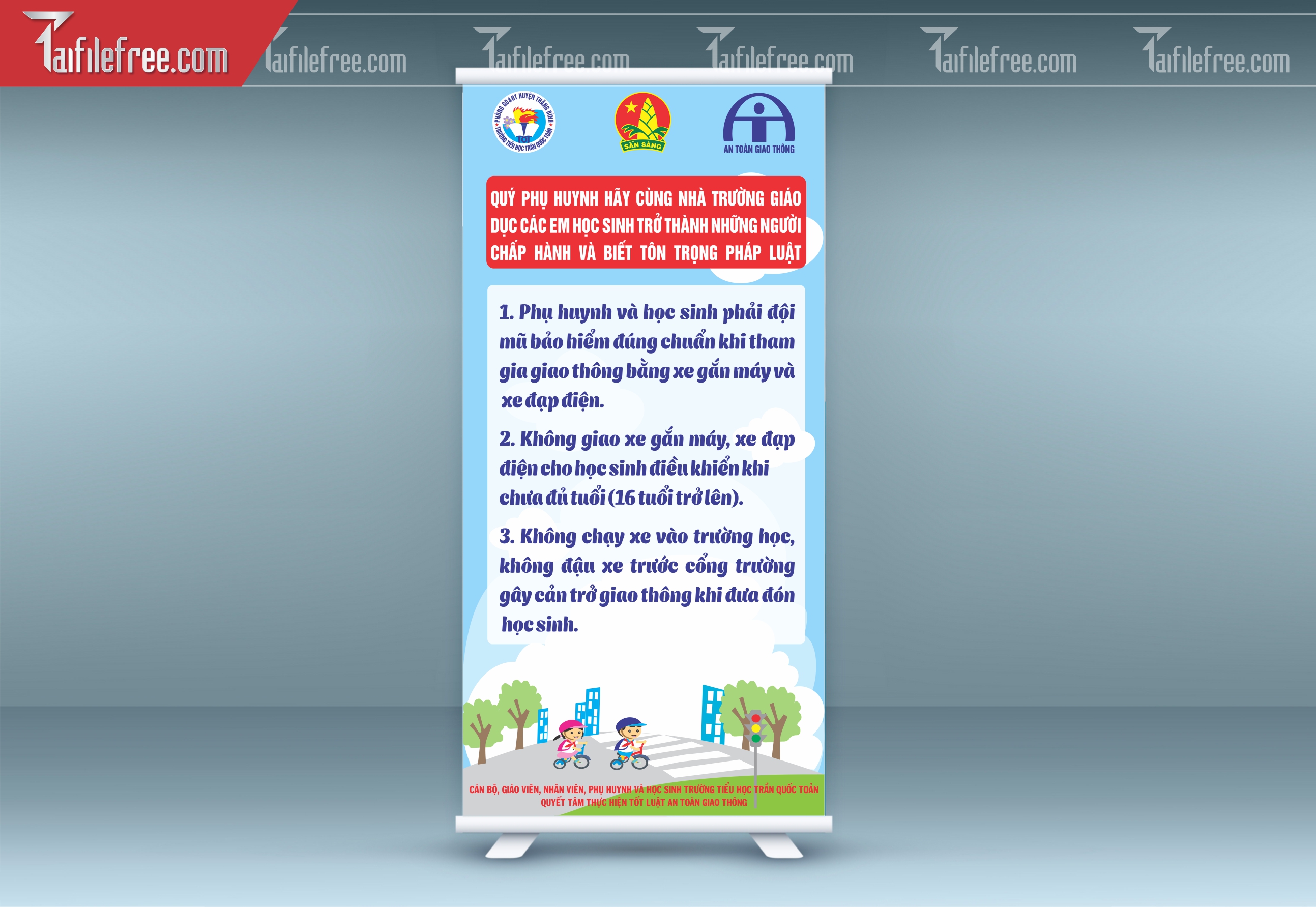 Standee Tuyên Truyền An Toàn Giao Thông CGT01