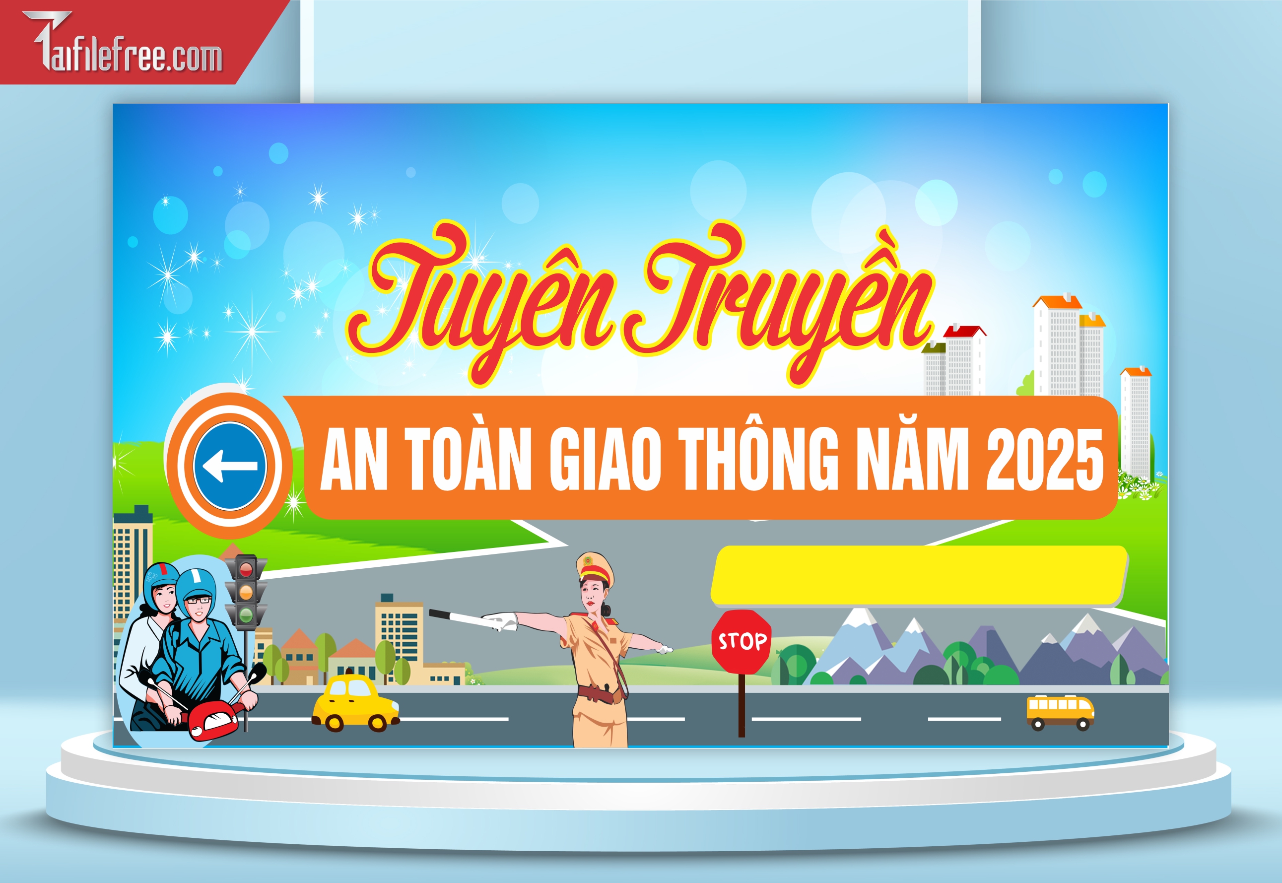 Maket Tuyên Truyền An Toàn Giao Thông CGT05