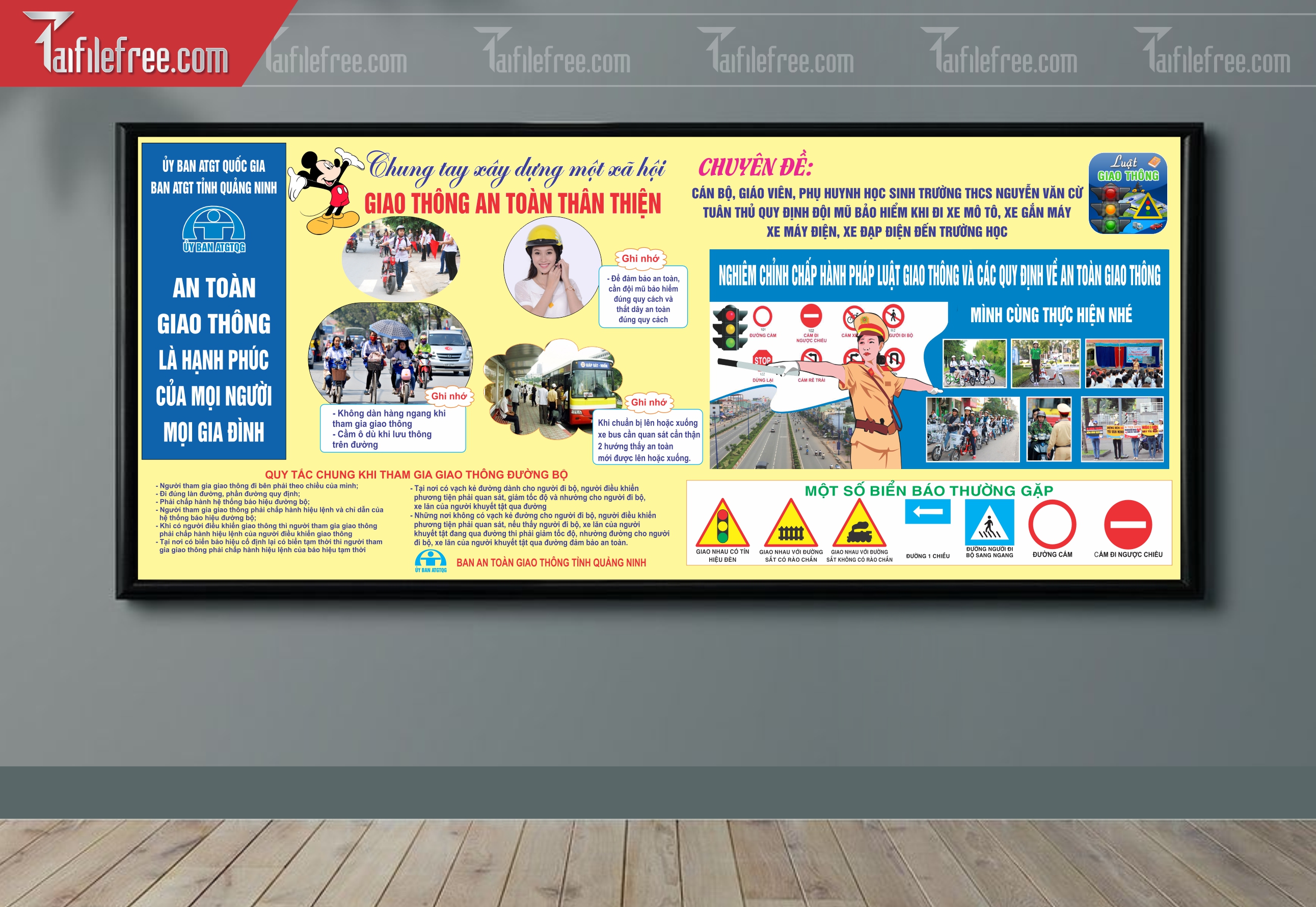 Biển Bảng Tuyên Truyền An Toàn Giao Thông CGT06