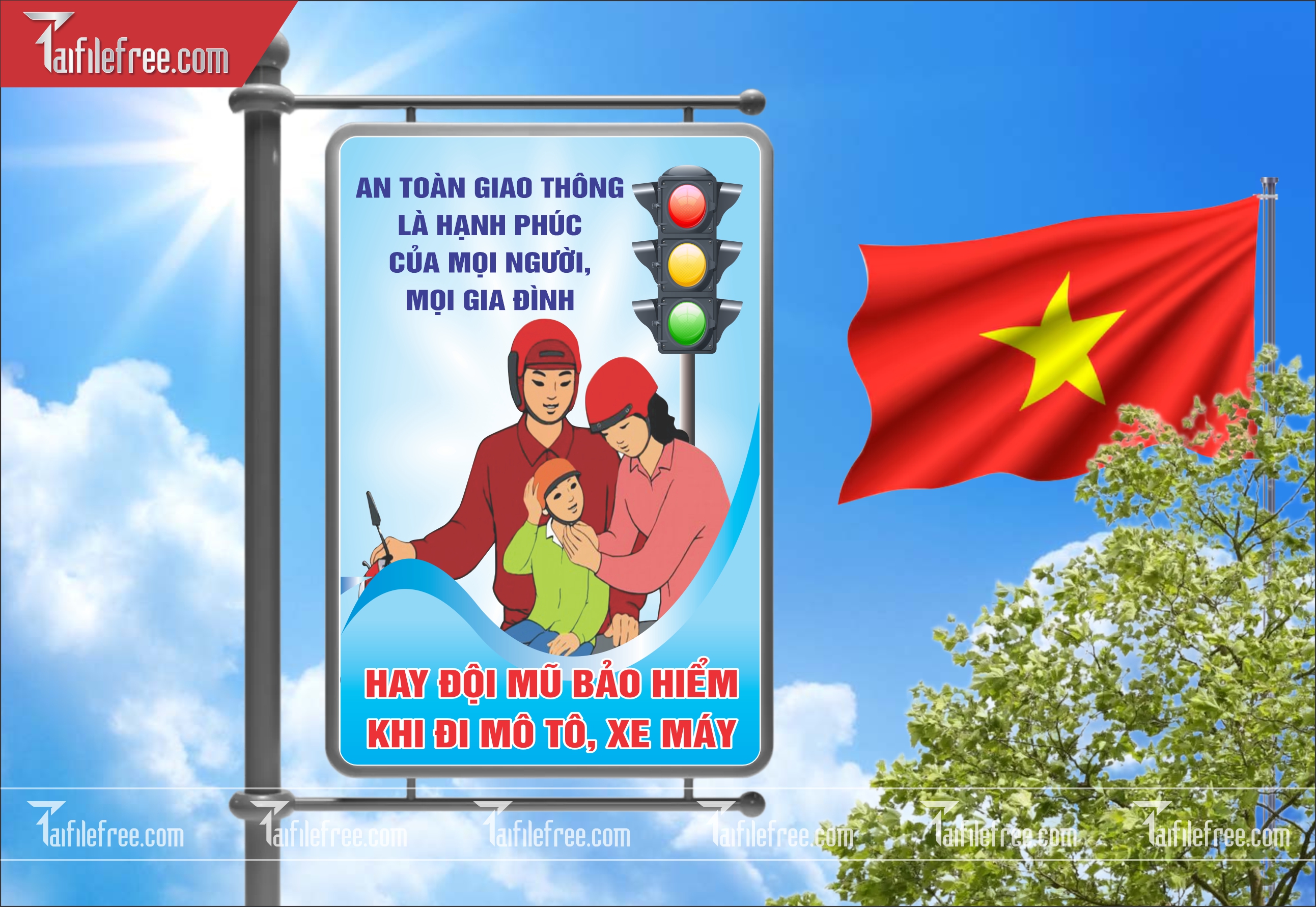 Banner Tuyên Truyền An Toàn Giao Thông CGT16