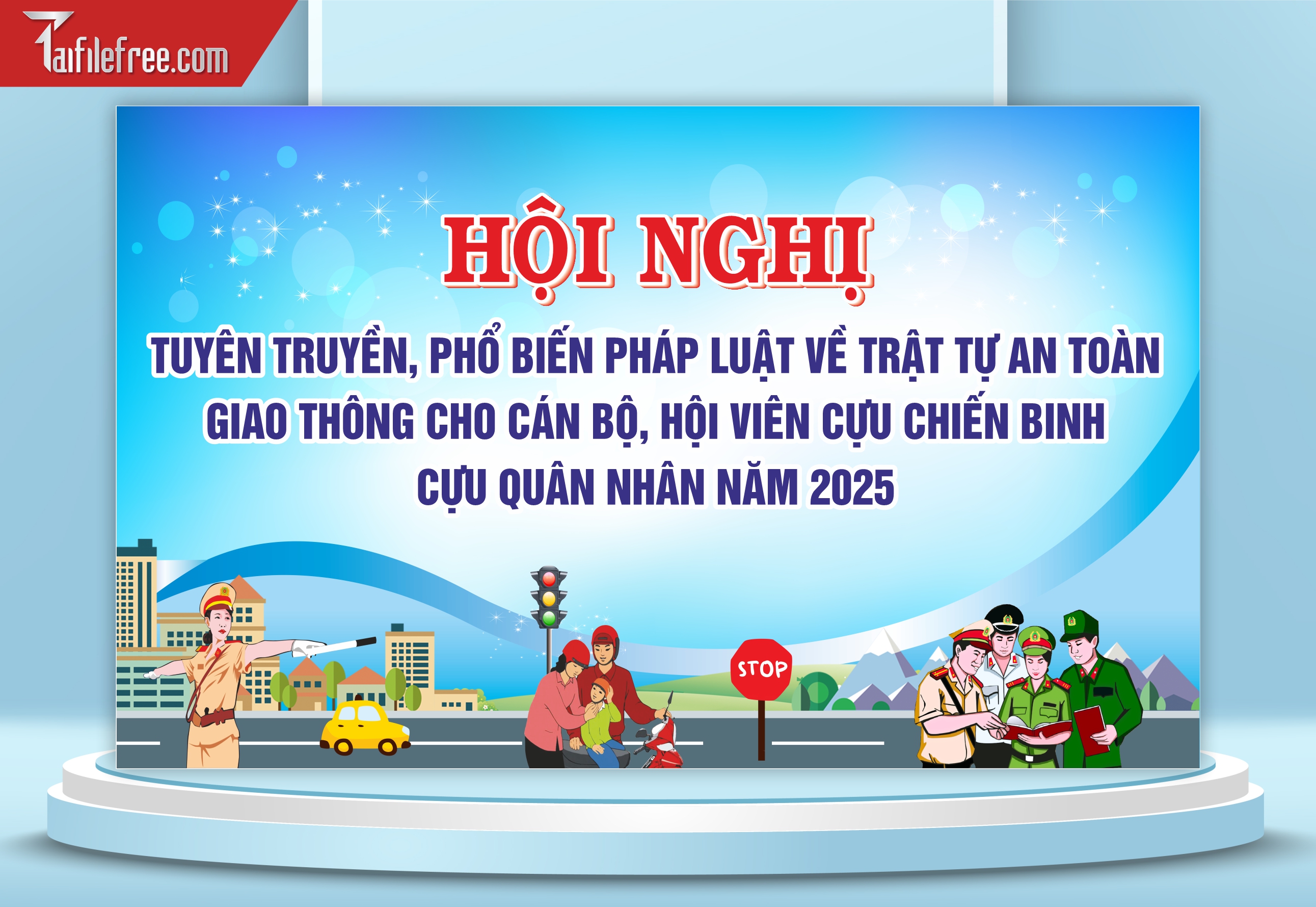 Maket Tuyên Truyền An Toàn Giao Thông CGT20
