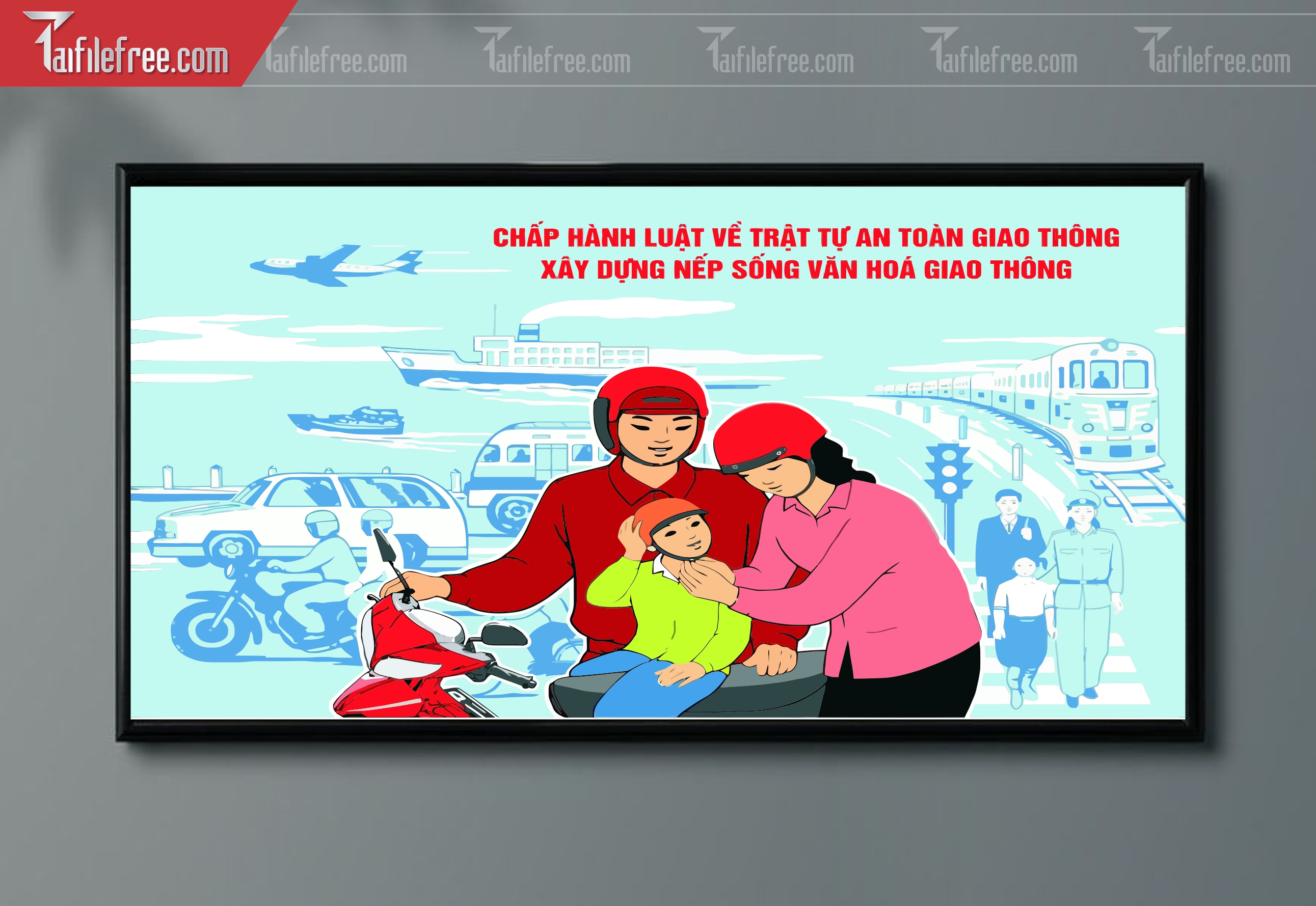 Banner Tuyên Truyền An Toàn Giao Thông CGT23