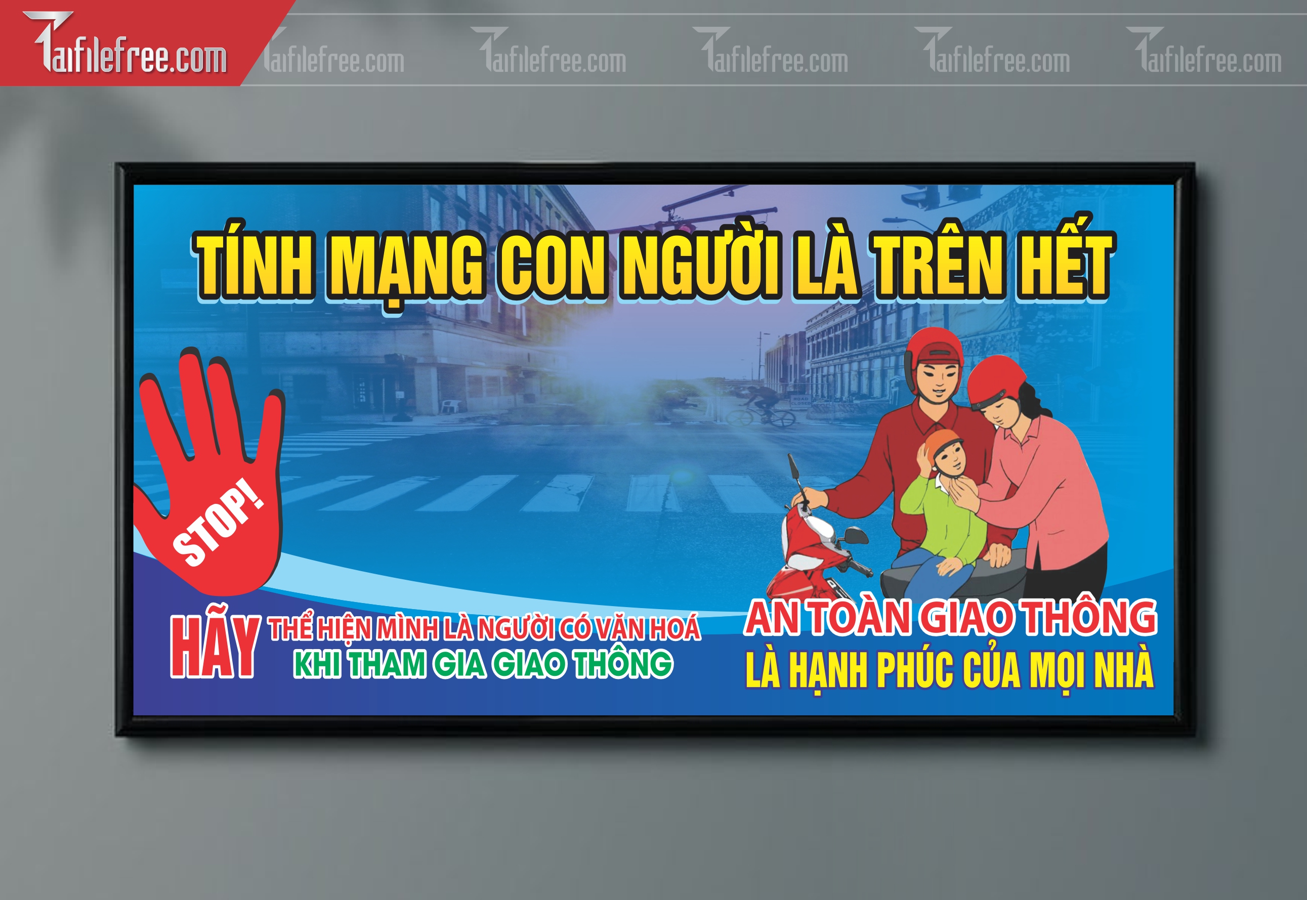 Banner Tuyên Truyền An Toàn Giao Thông CGT24