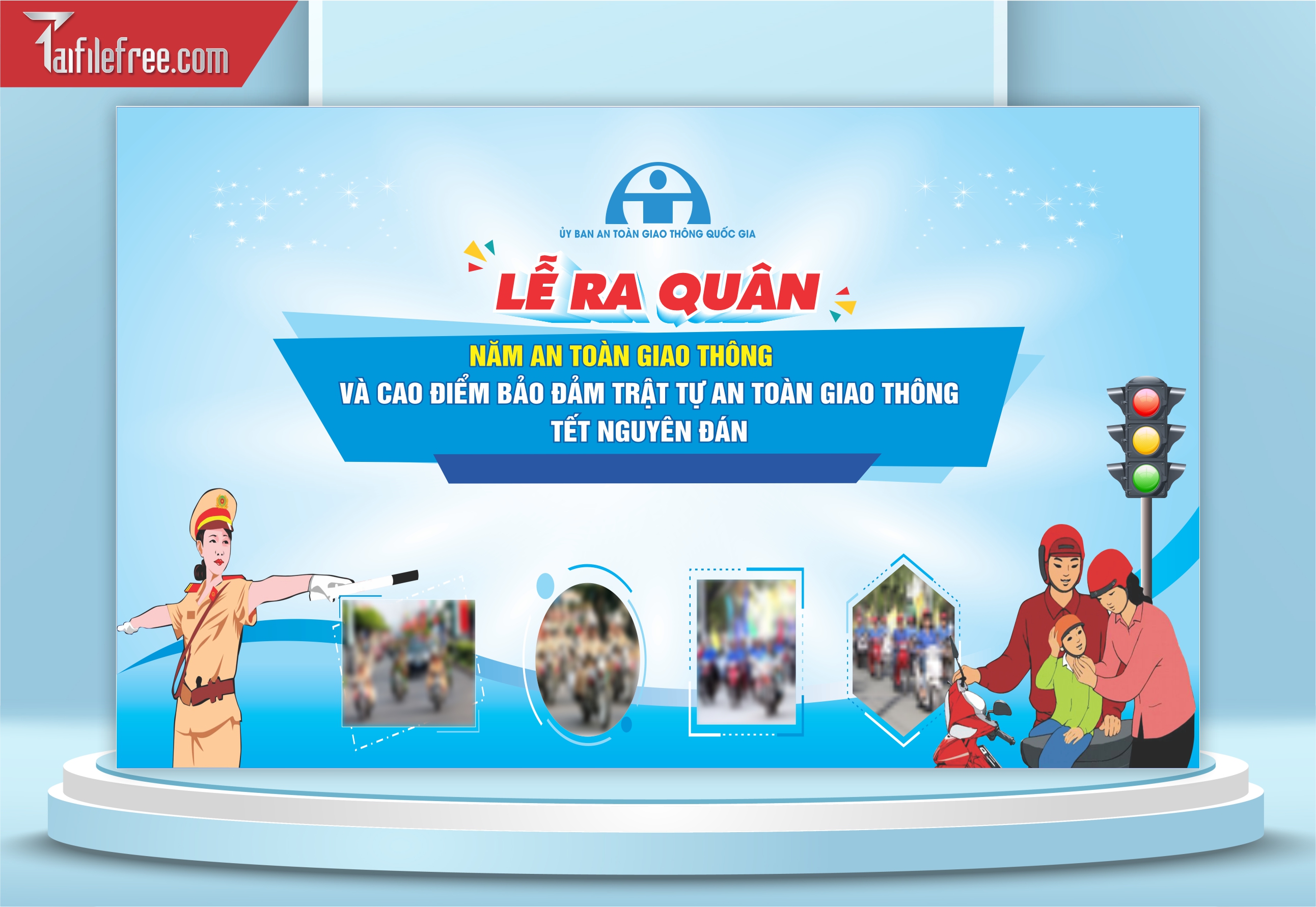 Maket Tuyên Truyền An Toàn Giao Thông CGT25