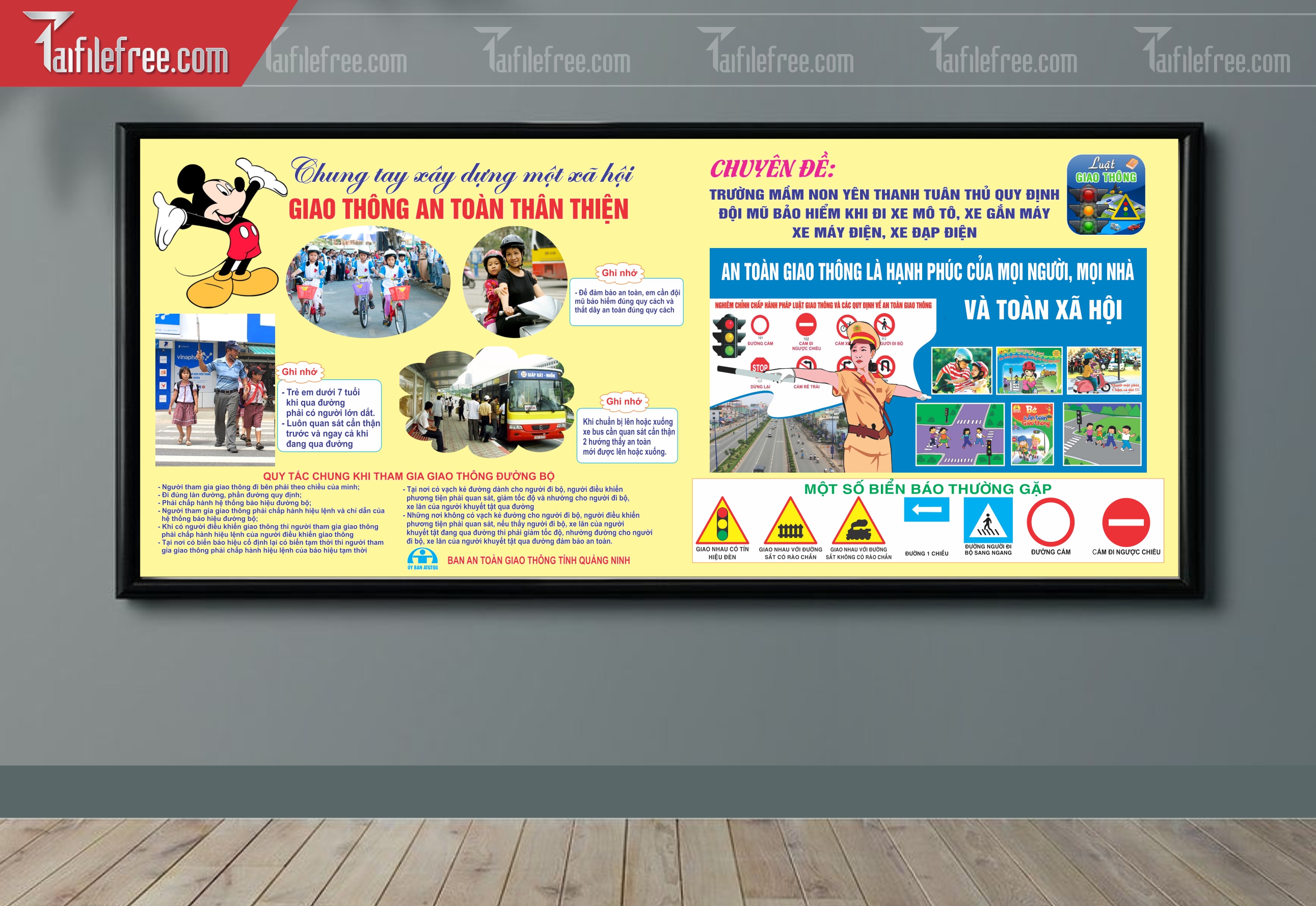 Banner Tuyên Truyền An Toàn Giao Thông CGT26
