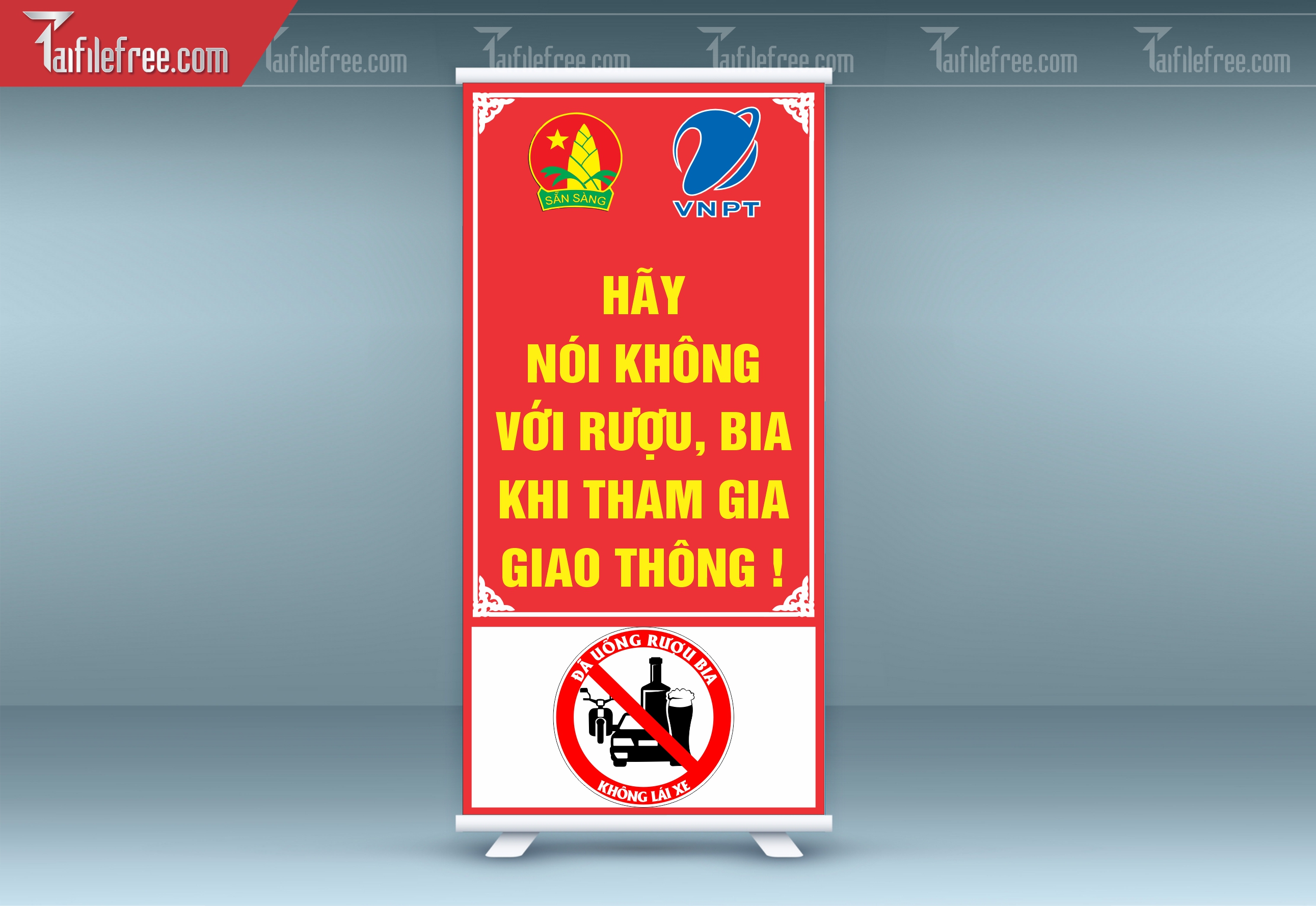 Standee Tuyên Truyền An Toàn Giao Thông CGT32