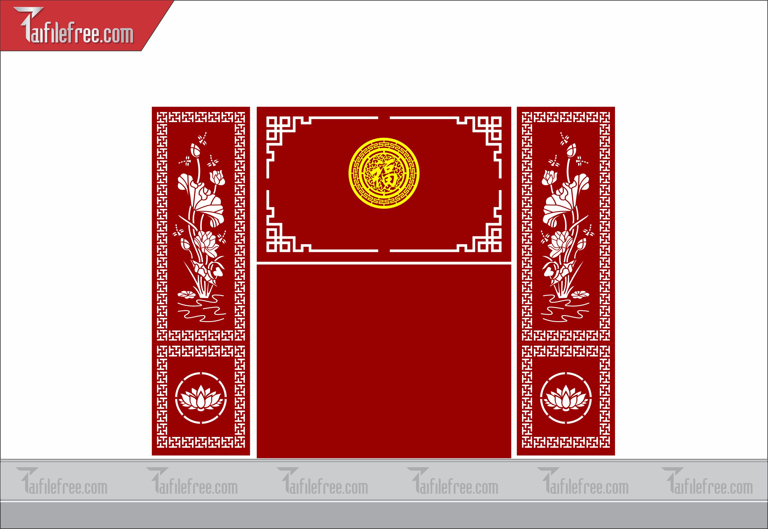 Mẫu File Vector Hoa Văn Cắt CNC Đẹp_CNC04