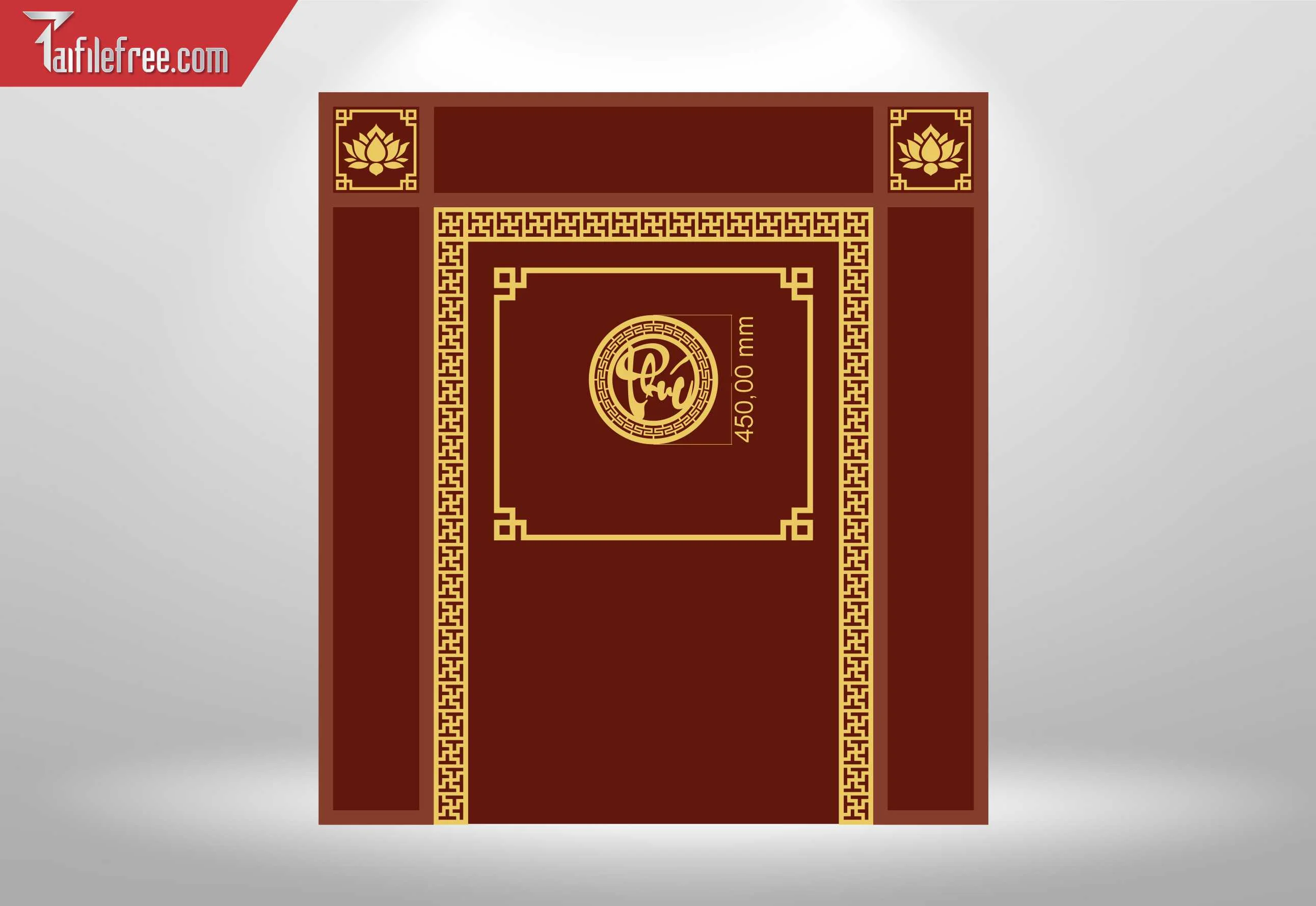 Mẫu File Vector CNC Phòng Thờ Đẹp_CNC112