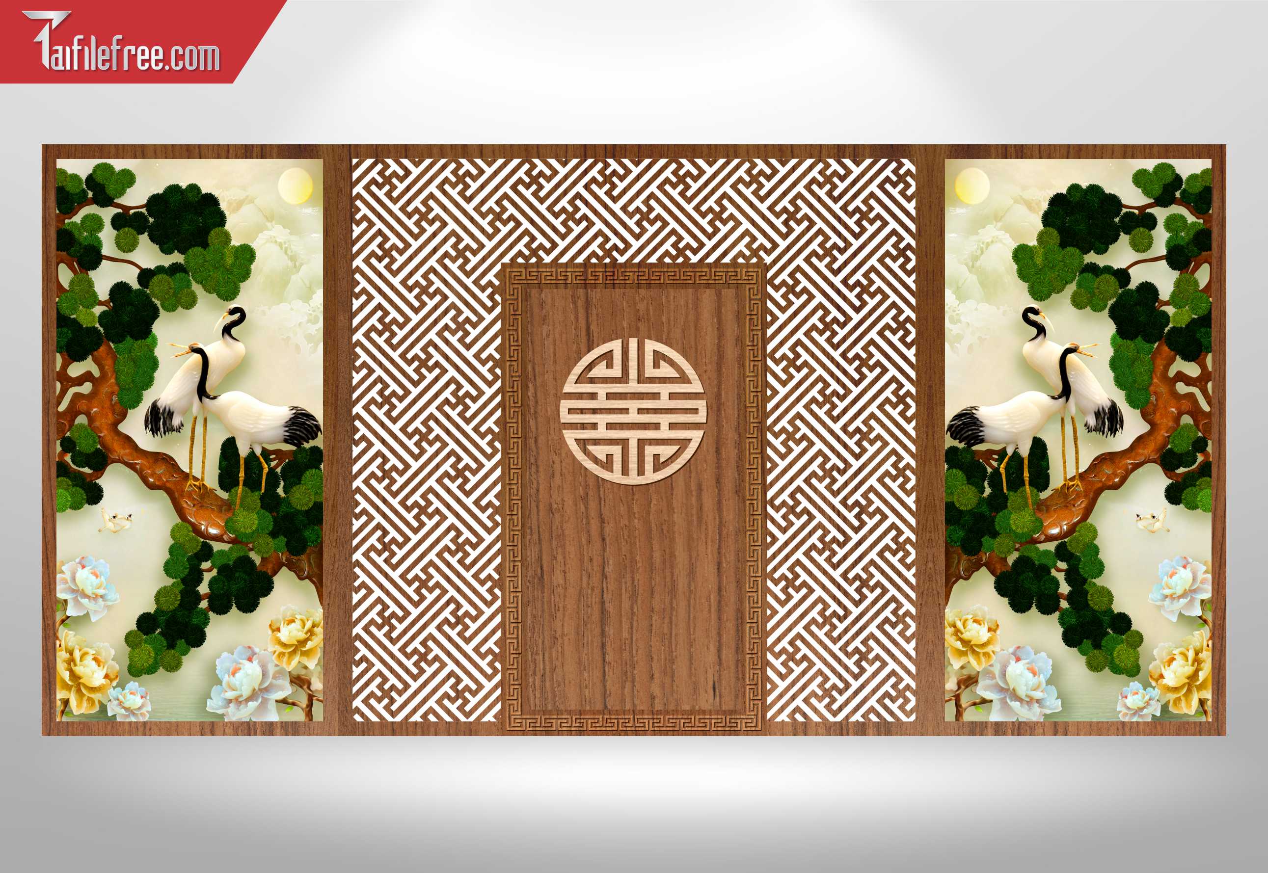 Mẫu File Vector CNC Phòng Thờ Đẹp_CNC118