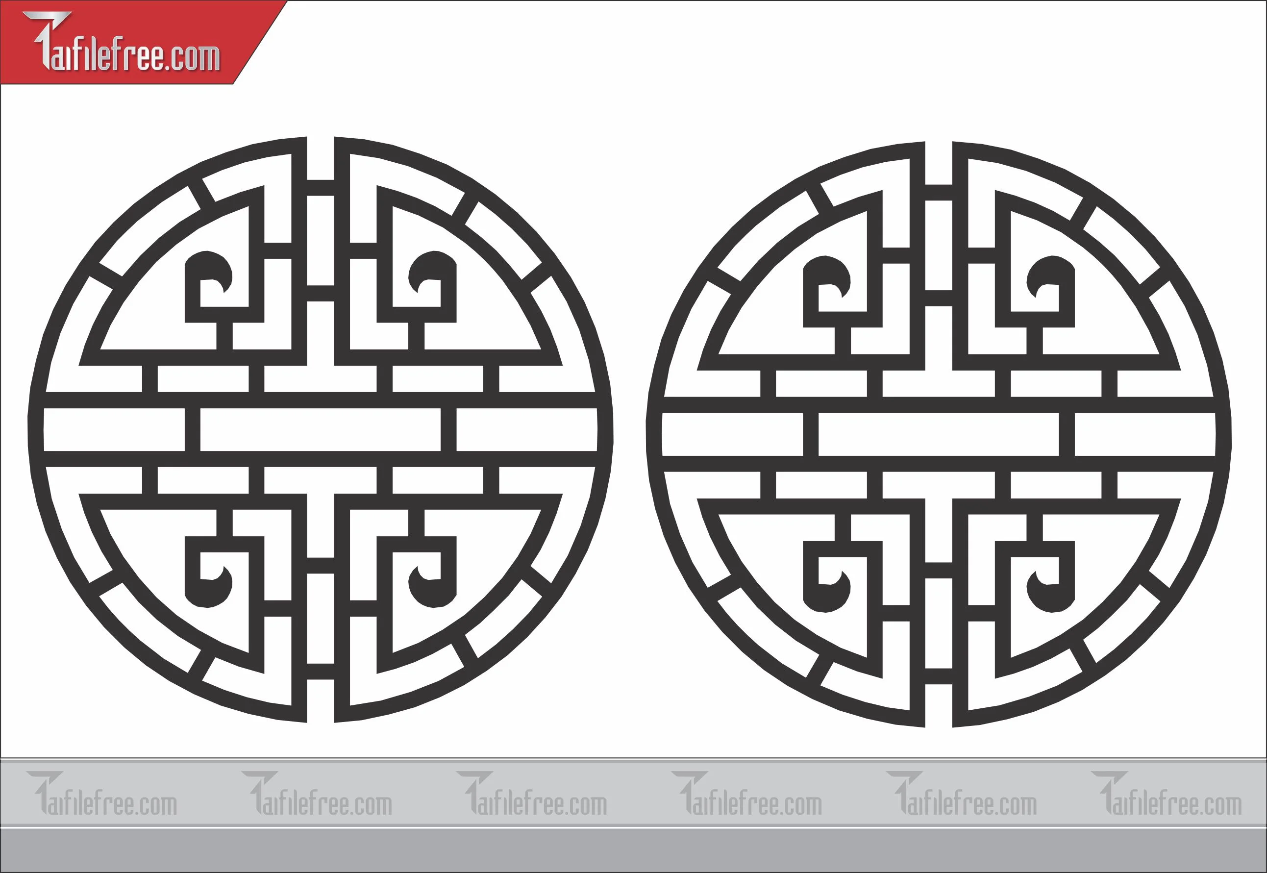 Mẫu File Vector Hoa Văn Cắt CNC Đẹp, CNC Vách Ngăn_CNC42
