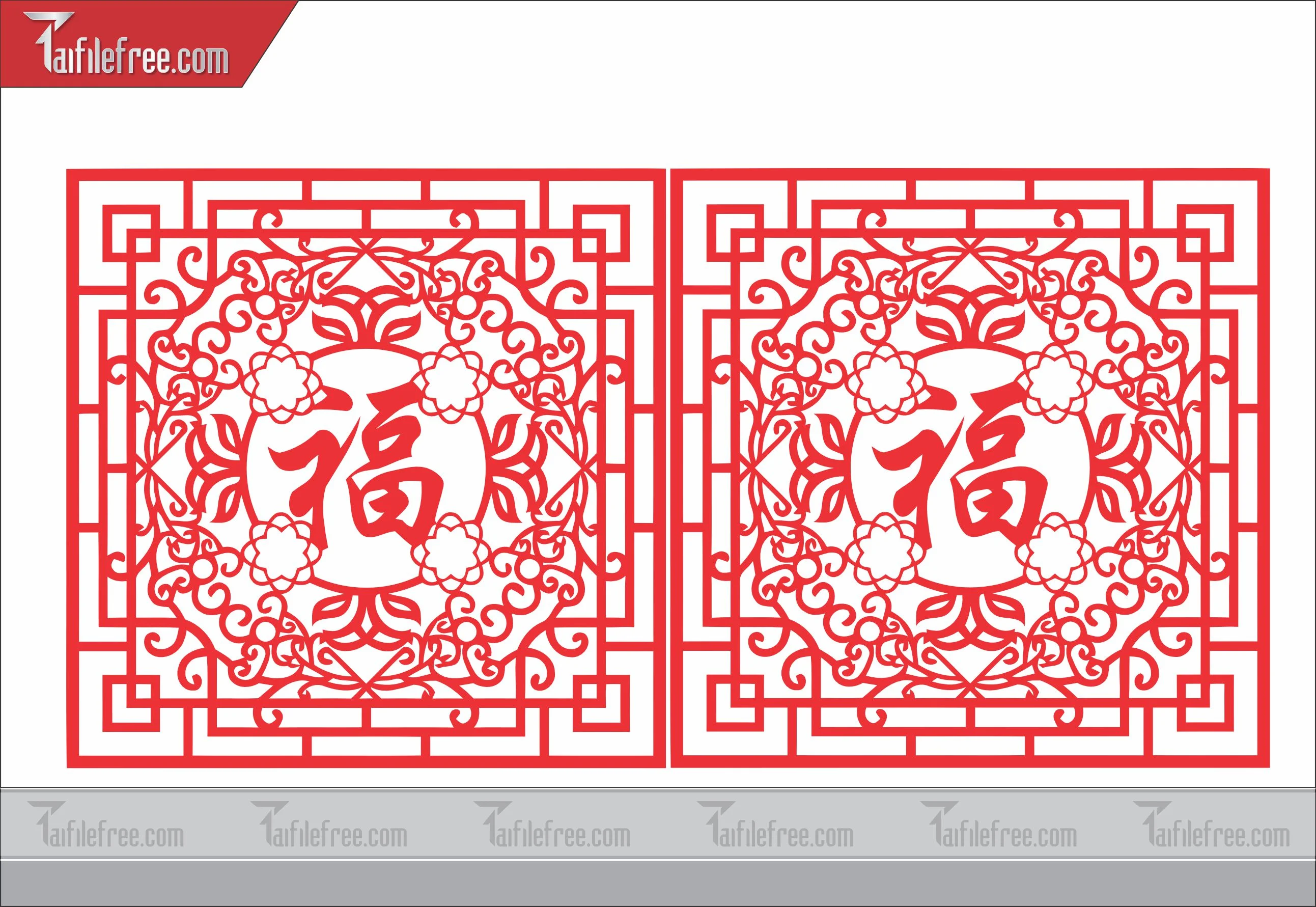 Mẫu File Vector Hoa Văn Cắt CNC Đẹp, CNC Vách Ngăn_CNC47