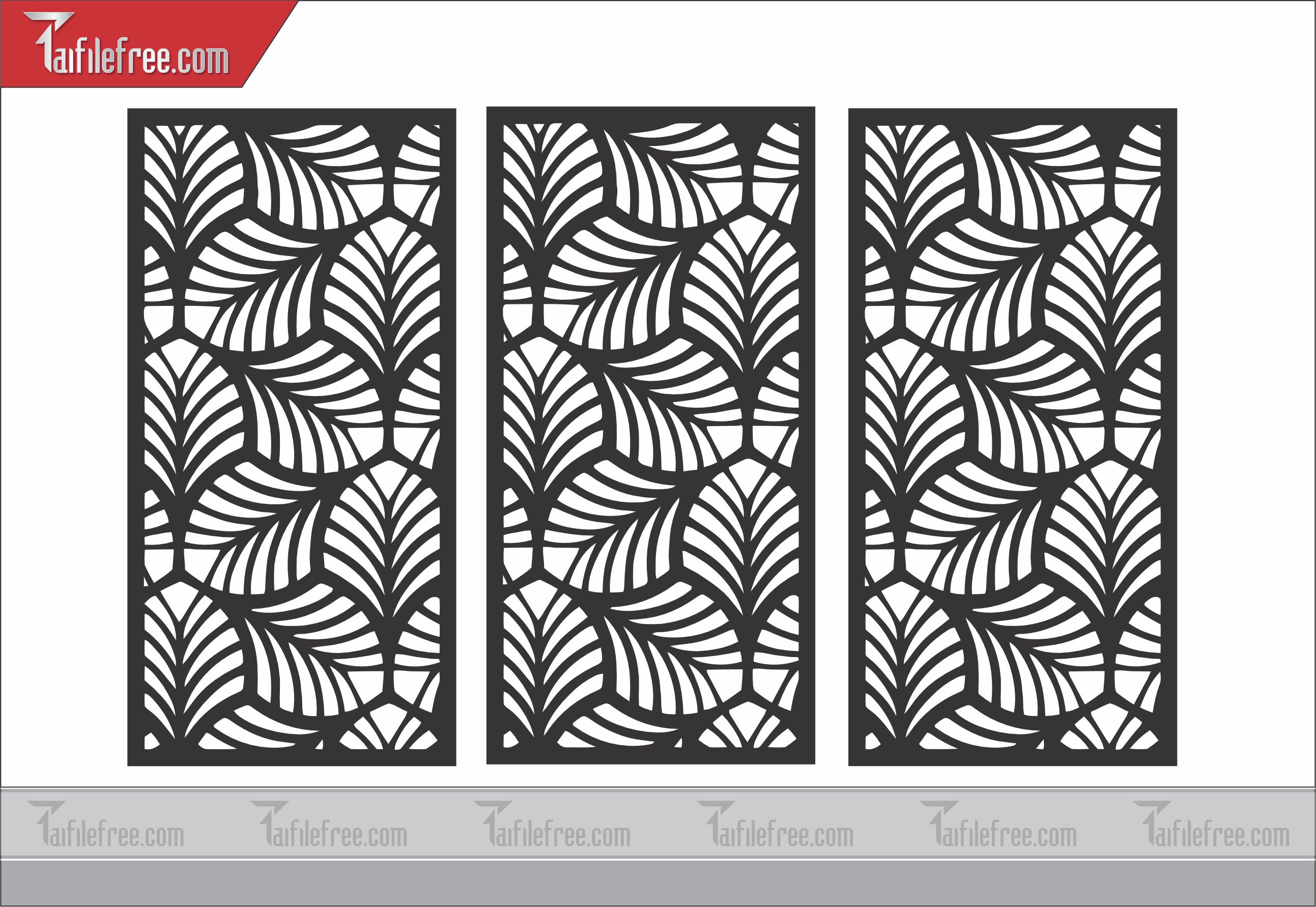Mẫu File Vector Hoa Văn Cắt CNC Đẹp, Vách Ngăn_CNC56