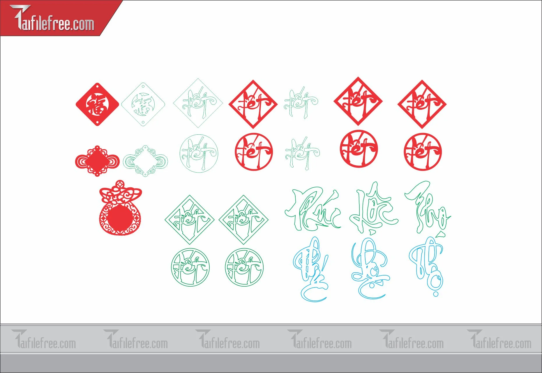 Mẫu File Vector Hoa Văn Cắt CNC Đẹp, Tết CNC_CNC71