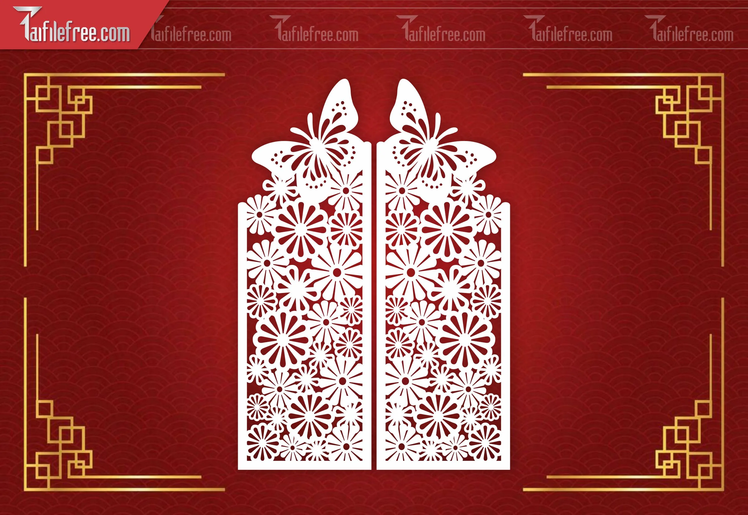 Mẫu File Vector Hoa Văn Cổng Cưới Cắt CNC Đẹp CNC_CNC 85