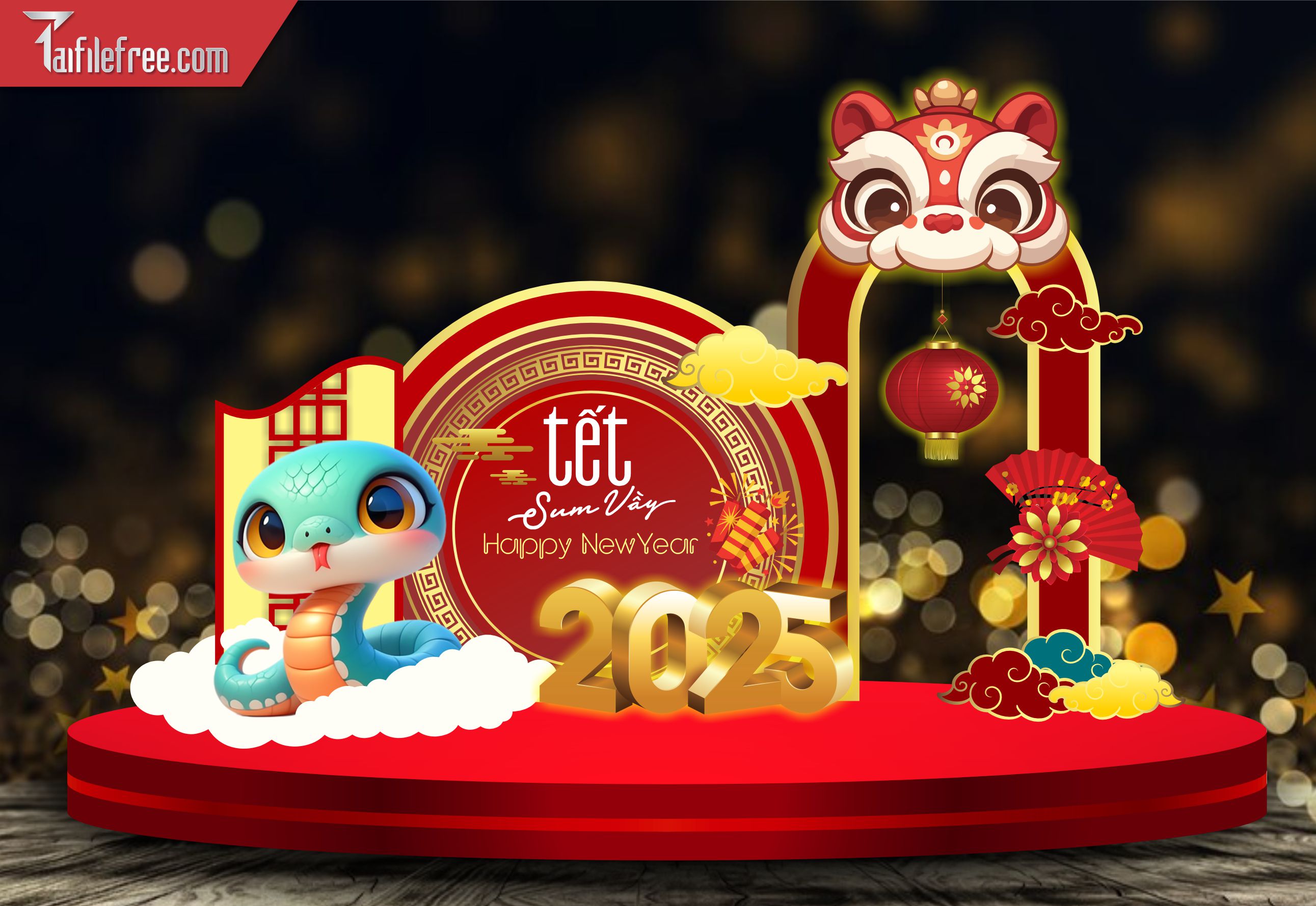 Tiều Cảnh Trang Trí Tết Nguyên Đán CT01