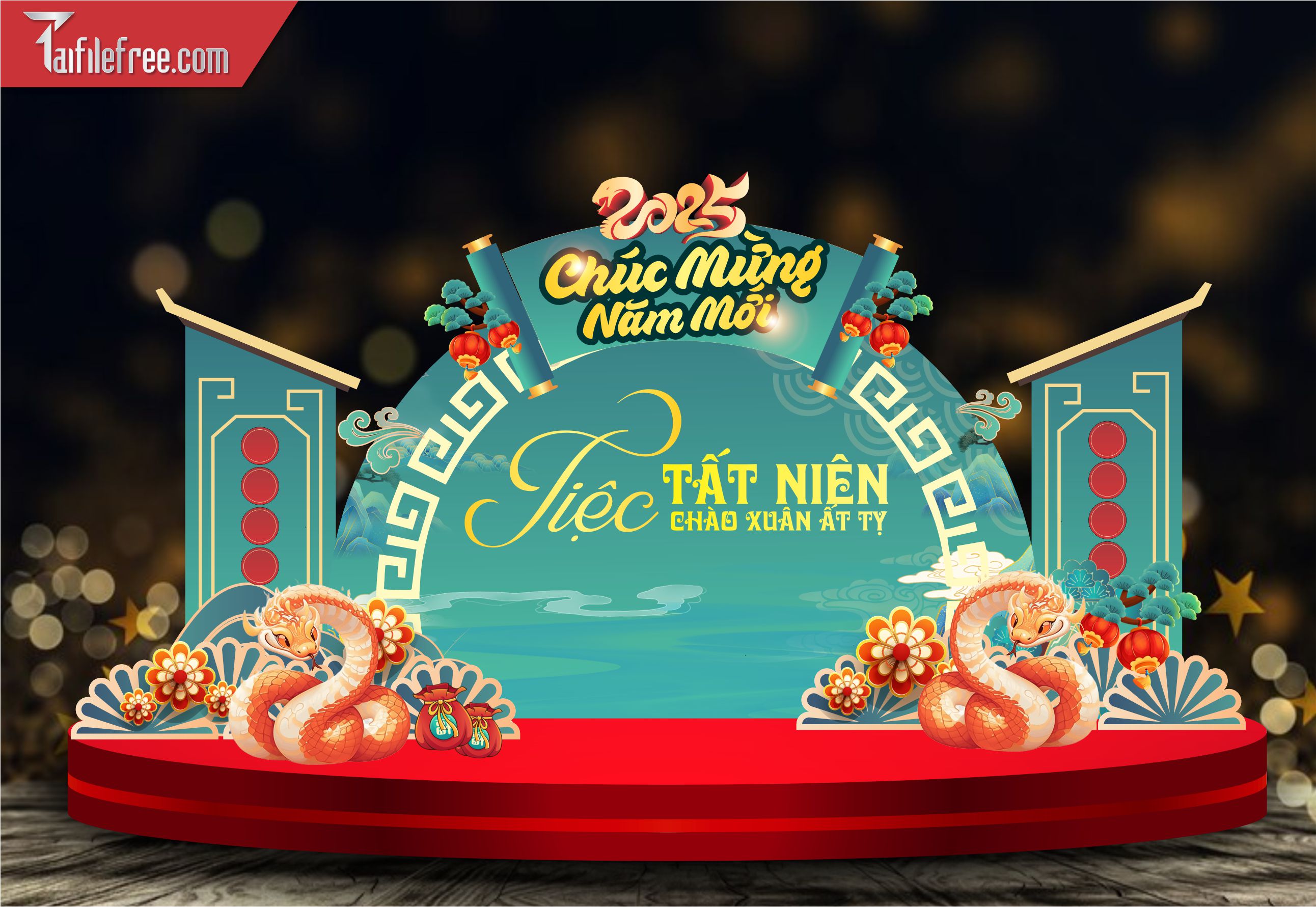 Tiều Cảnh Trang Trí Tết Nguyên Đán CT17