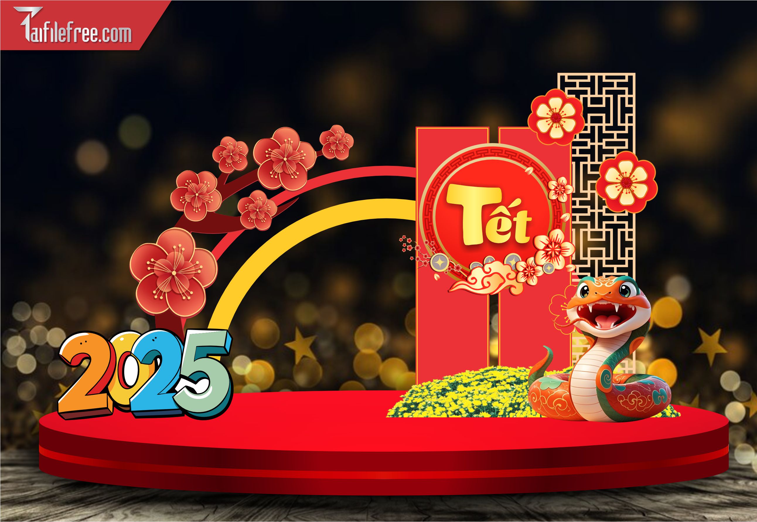 Tiều Cảnh Trang Trí Tết Nguyên Đán CT19