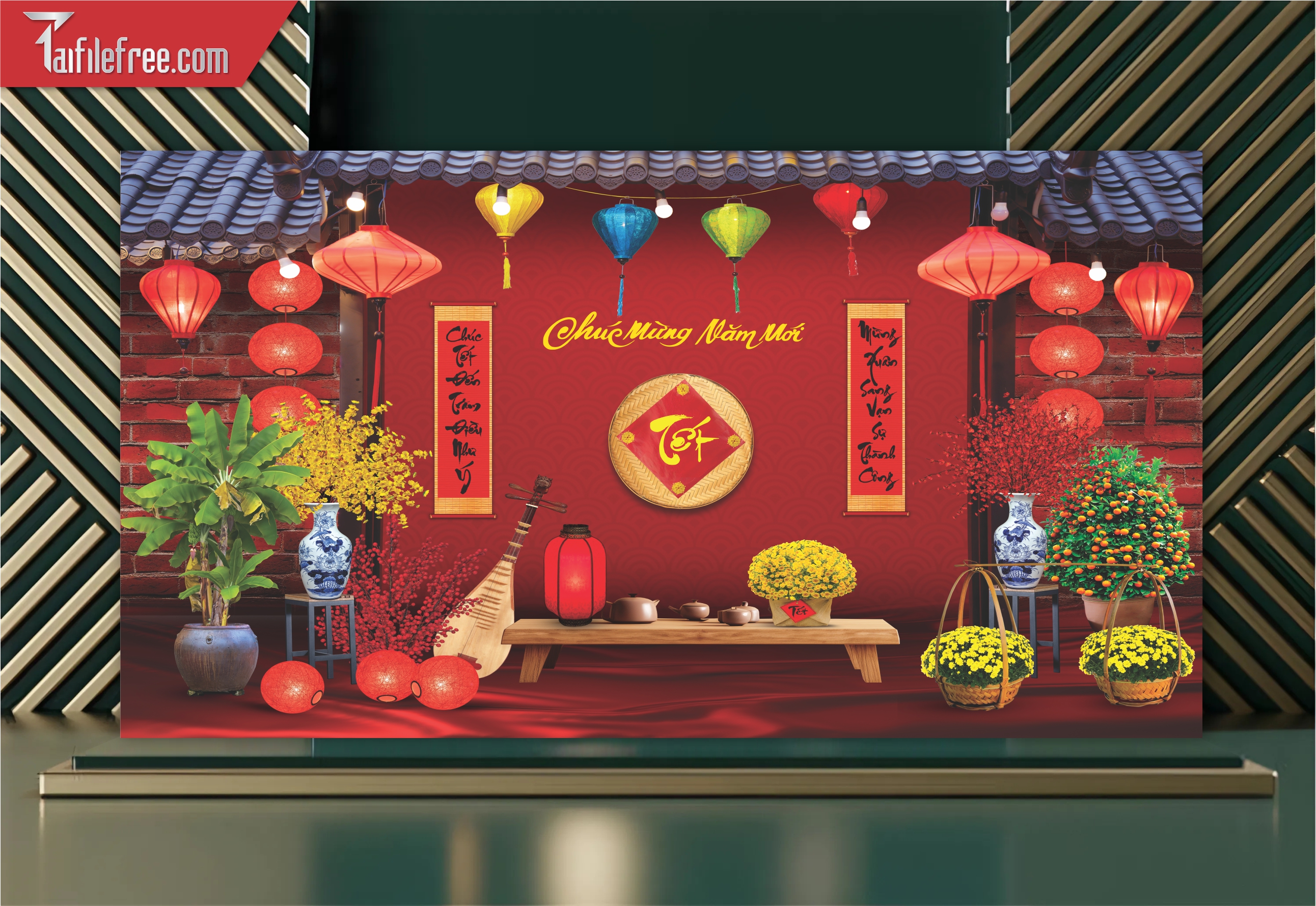 Tiều Cảnh Trang Trí Tết Nguyên Đán CT59