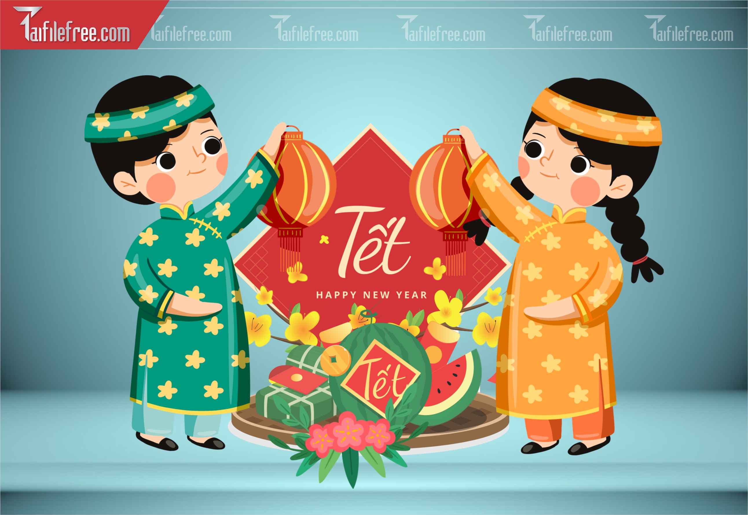 Dữ Liệu, Họa Tiết Tết, Chipi Tết_DLT04