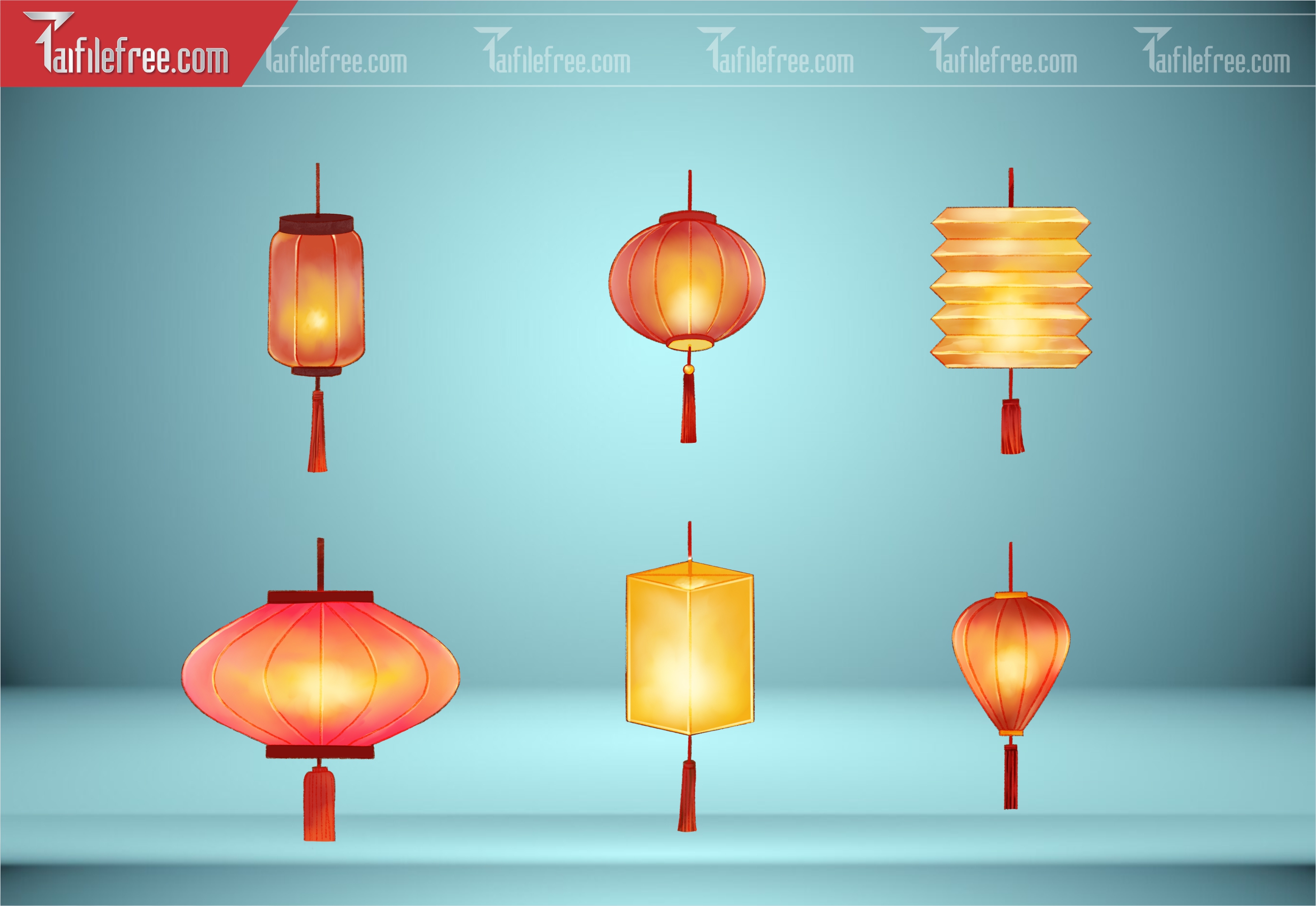 Dữ Liệu, Họa Tiết Tết, Lồng Đèn Tết_DLT59