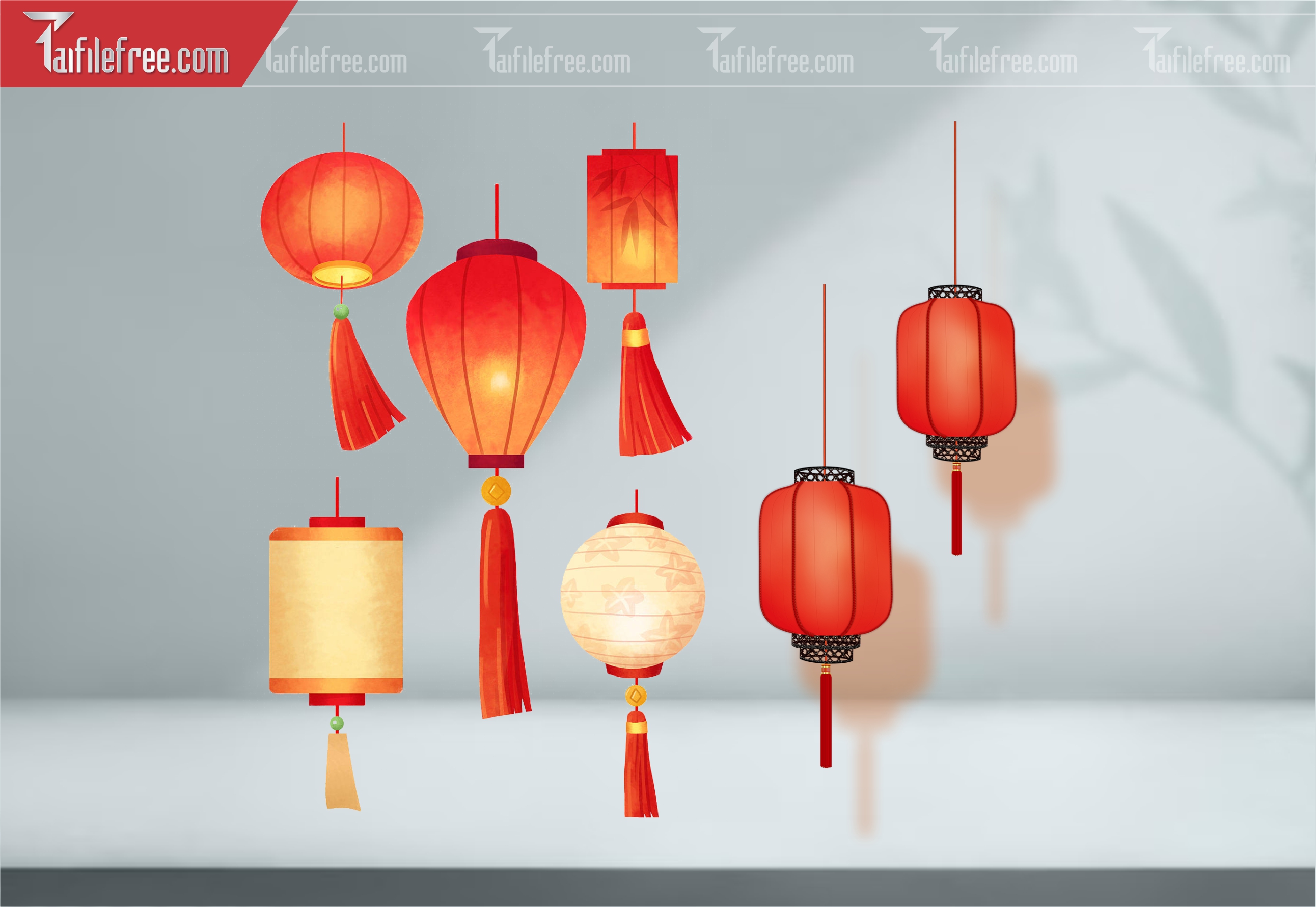 Dữ Liệu, Họa Tiết Tết, Lồng Đèn Tết_DLT64