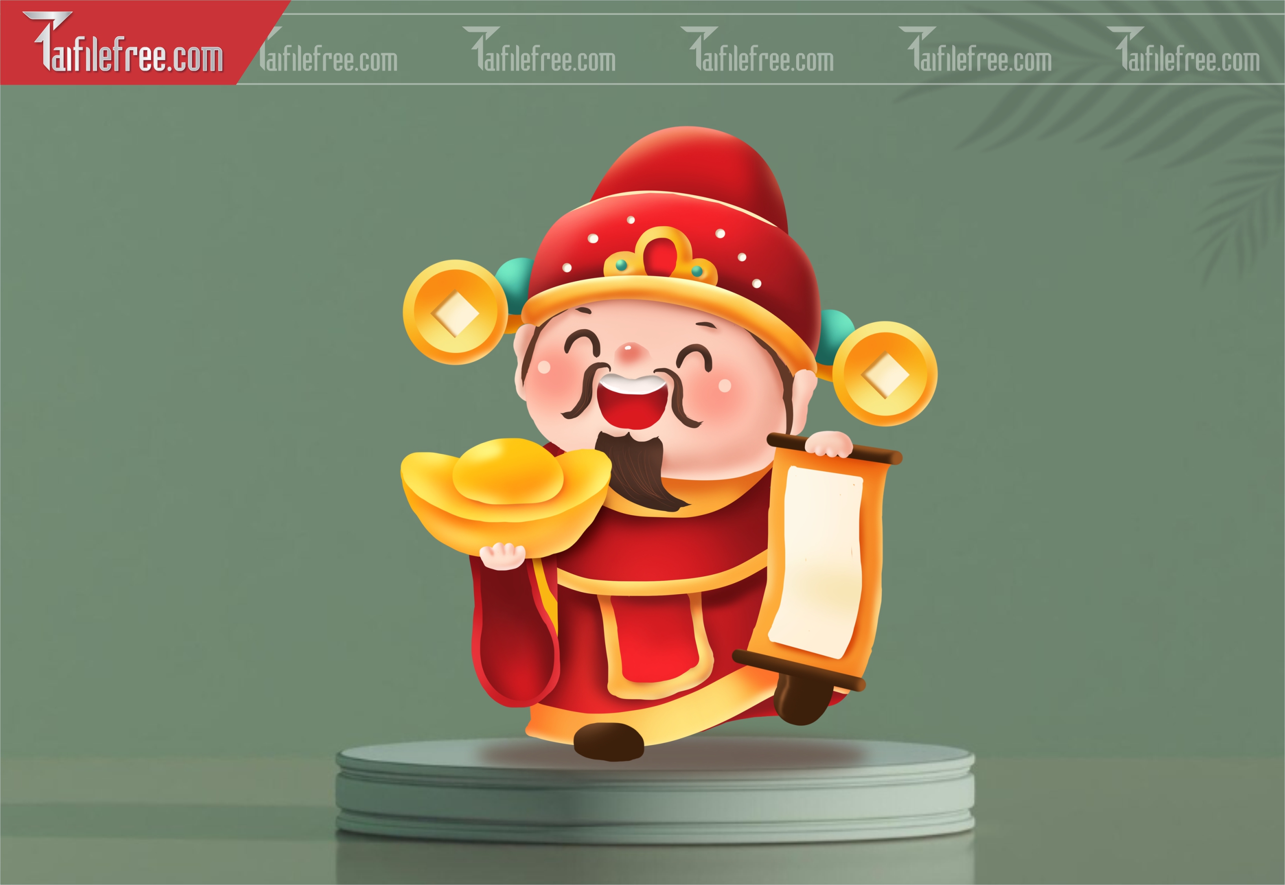 Dữ Liệu, Họa Tiết Tết, Thần Tài_DLT73