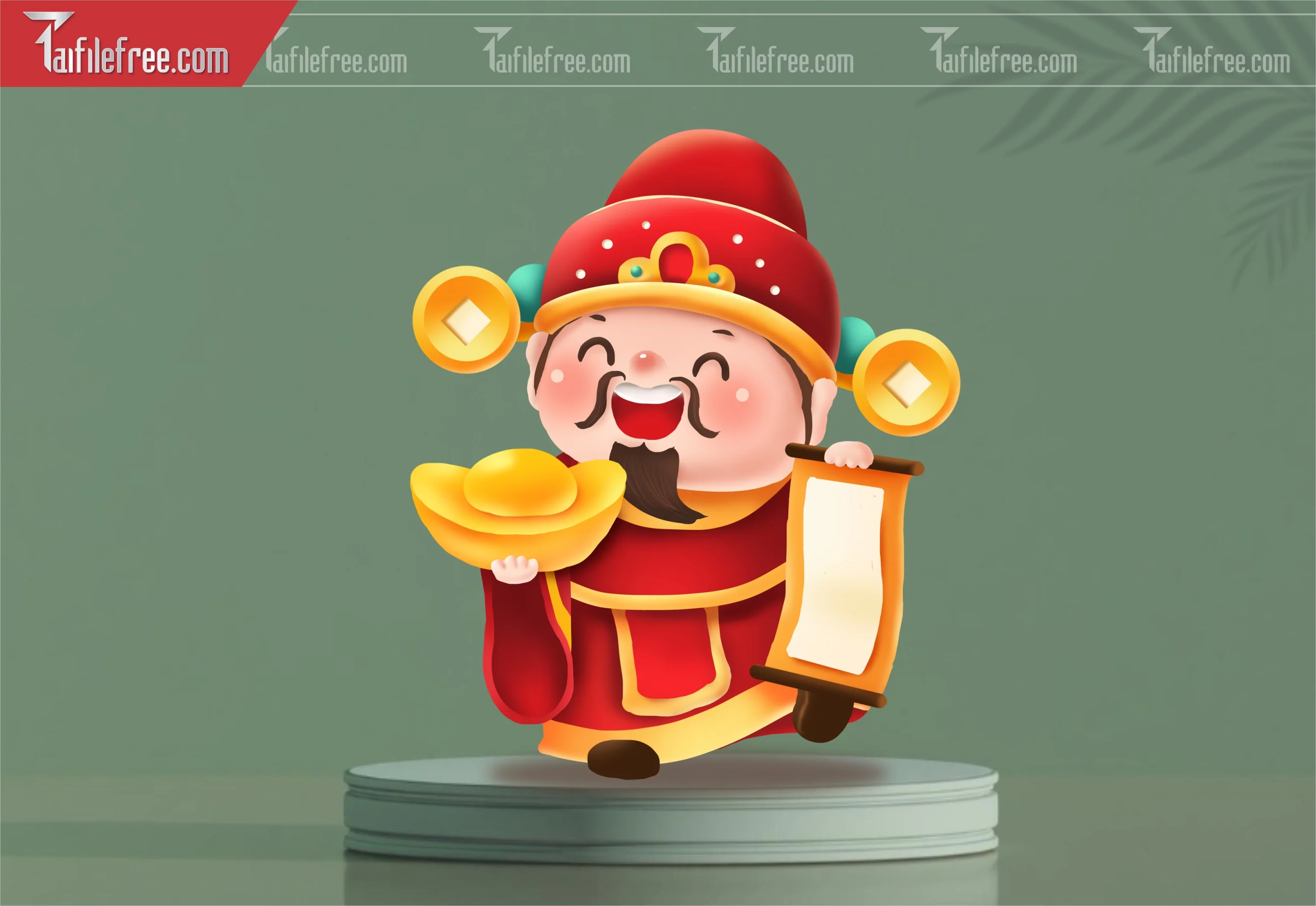 Dữ Liệu, Họa Tiết Tết, Thần Tài_DLT73