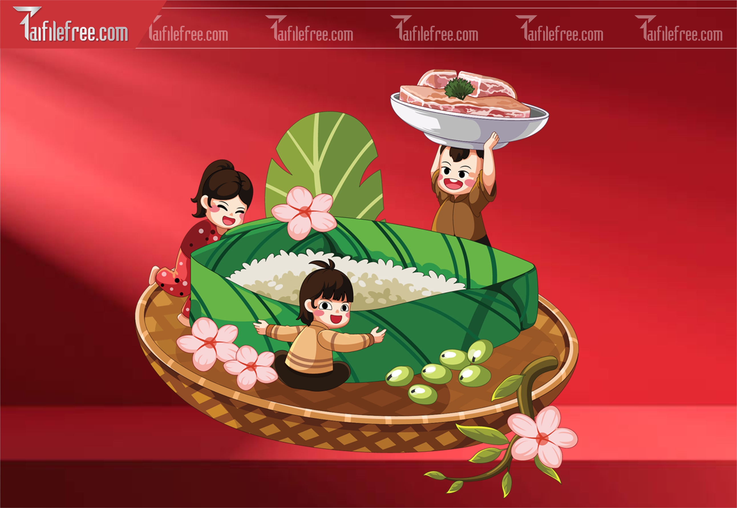 Dữ Liệu, Họa Tiết Tết, Chipi Tết_DLT75