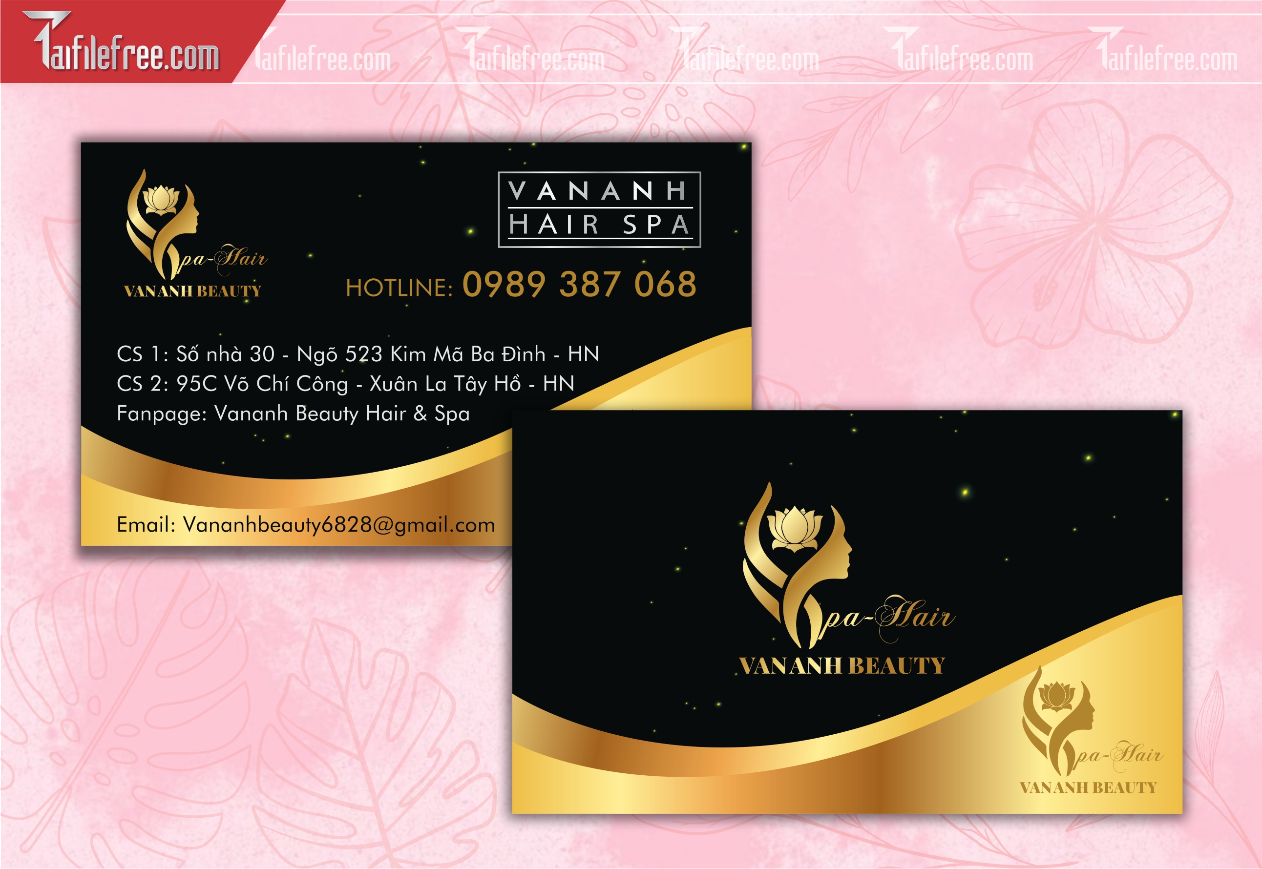 Danh Thiếp, Name Card Spa_DT100