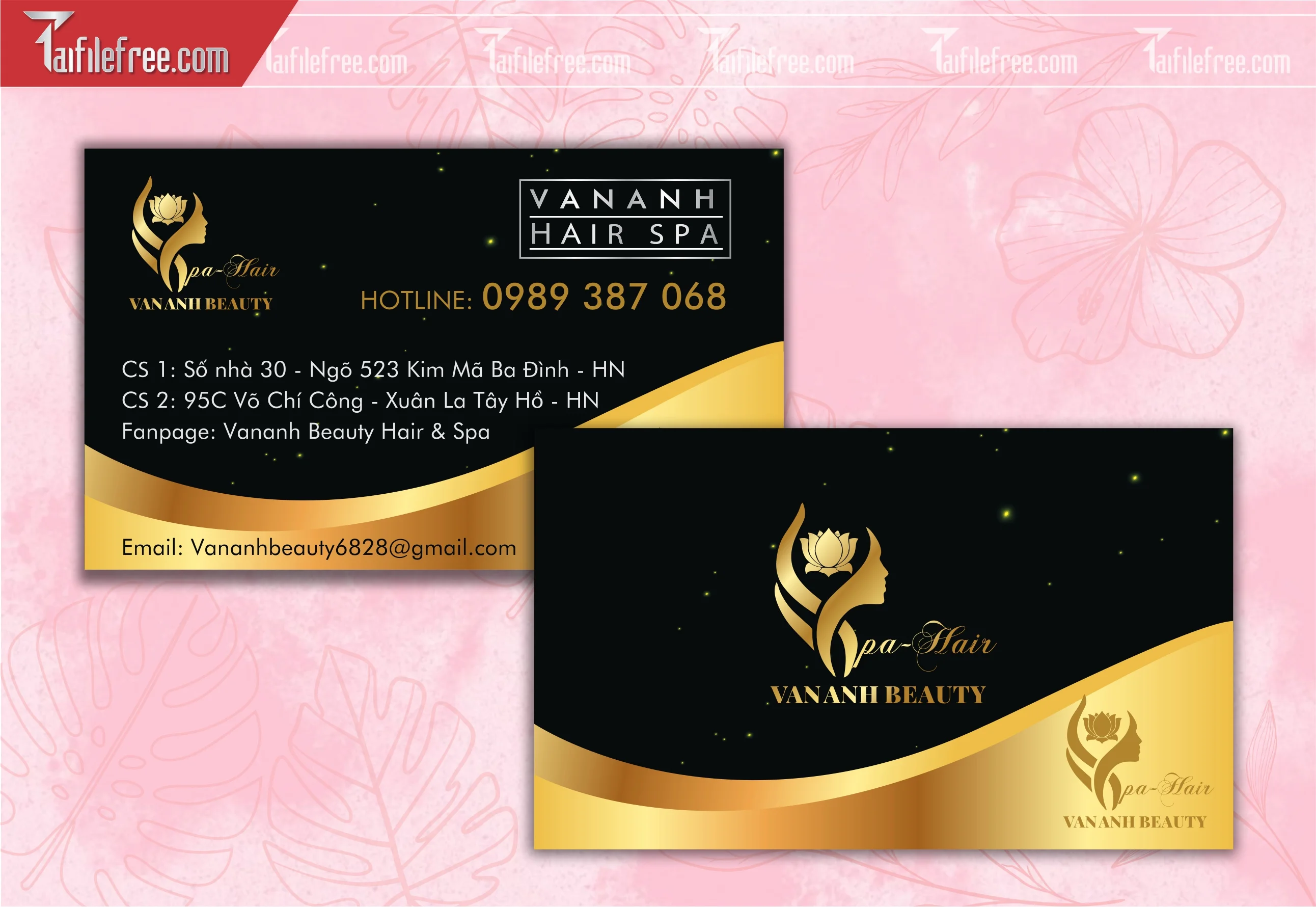Danh Thiếp, Name Card Spa_DT100